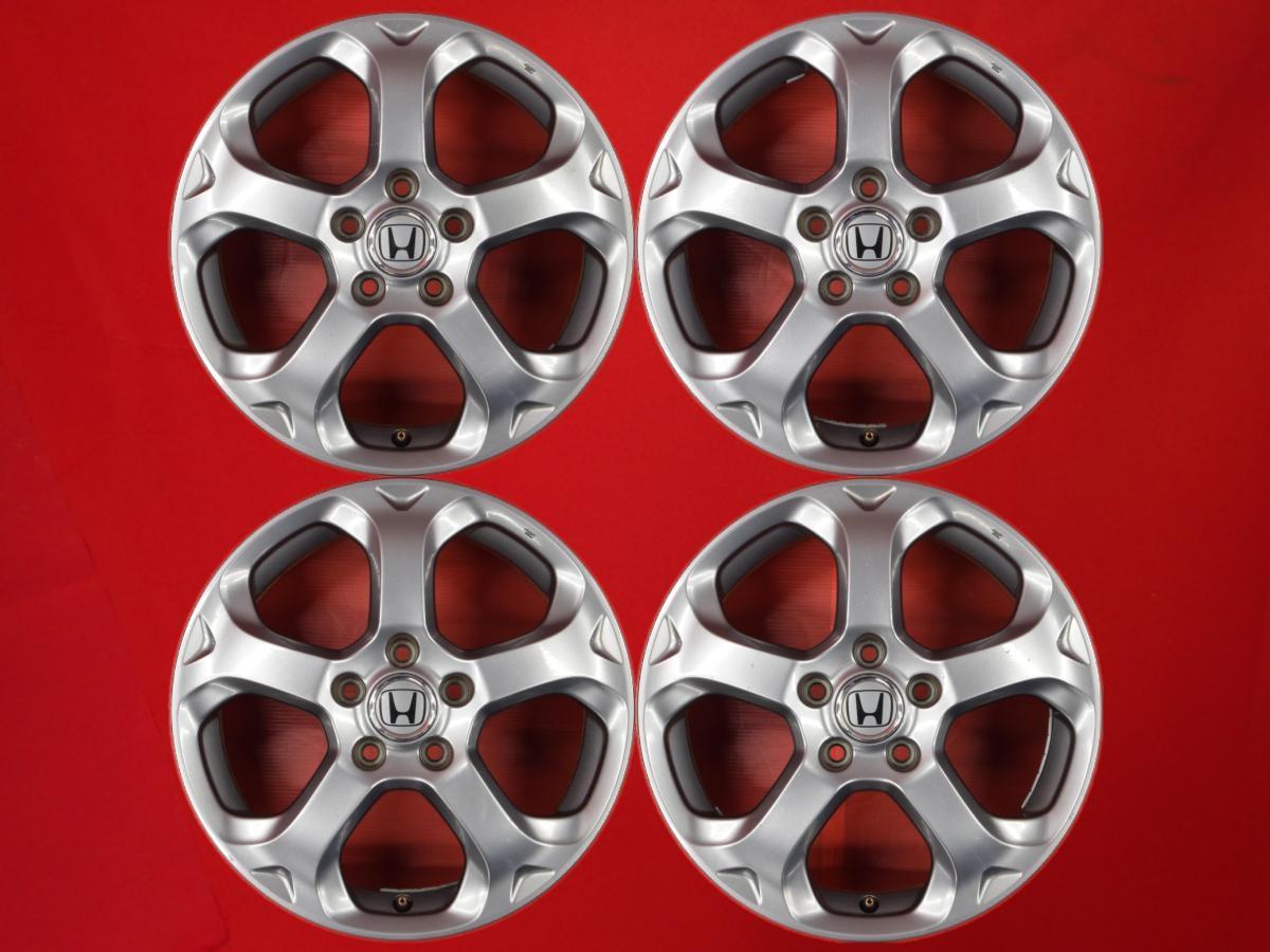 ストリーム (RN6～9)RSZ純正 6Jx17 +55 5/114.3 ガンメタ系 ストリーム