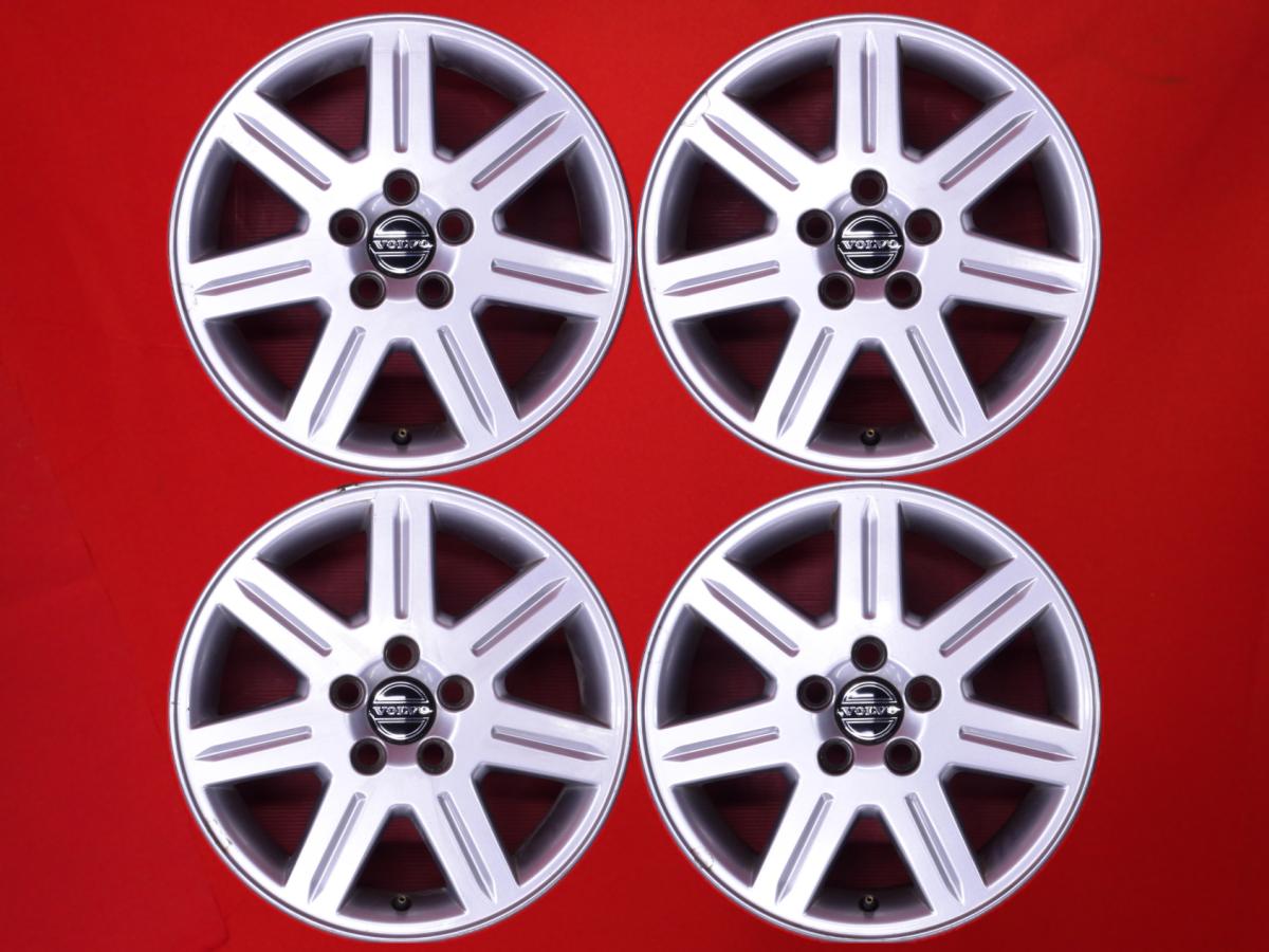 ボルボ (S40)純正7本スポーク 6.5Jx16 +52.5 5/108 シルバー(銀色)系 S40 C30 V50｜中古タイヤ・ホイールの太平タイヤ