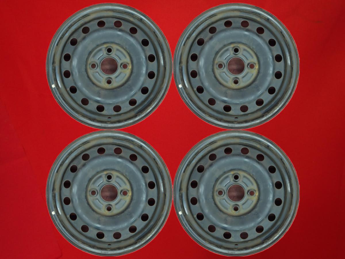 パッソ/ブーン (M700系)純正スチールホイール(キャップ無) 5Jx14 +35 4/100 ブラック(黒色)系 パッソ 7,029円