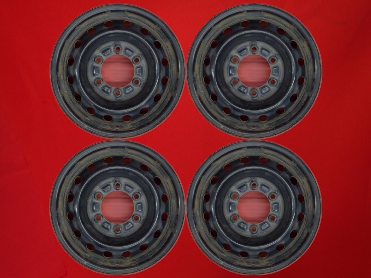 200系 ハイエース 純正スチールホイール 新車外し 4本セット トヨタ 200系ハイエース 純正スチールホイール 4本セット 新車