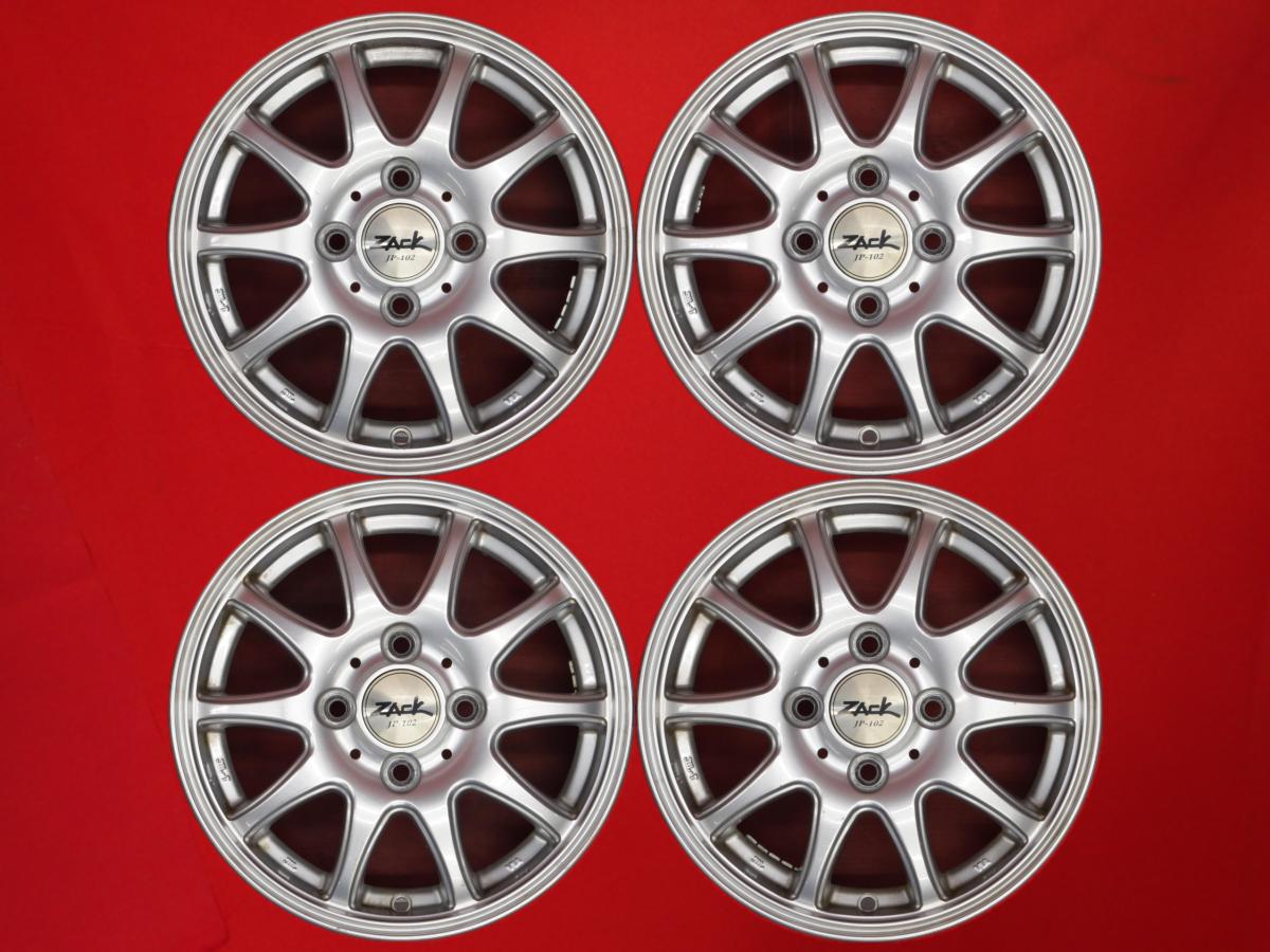 10スポークタイプ 1P 4Jx13 +42 4/100 シルバー(銀色)系 トラック 135/80R12ベース 145/70R12ベース 155/65R13ベース バン｜中古タイヤ・ホイールの太平タイヤ