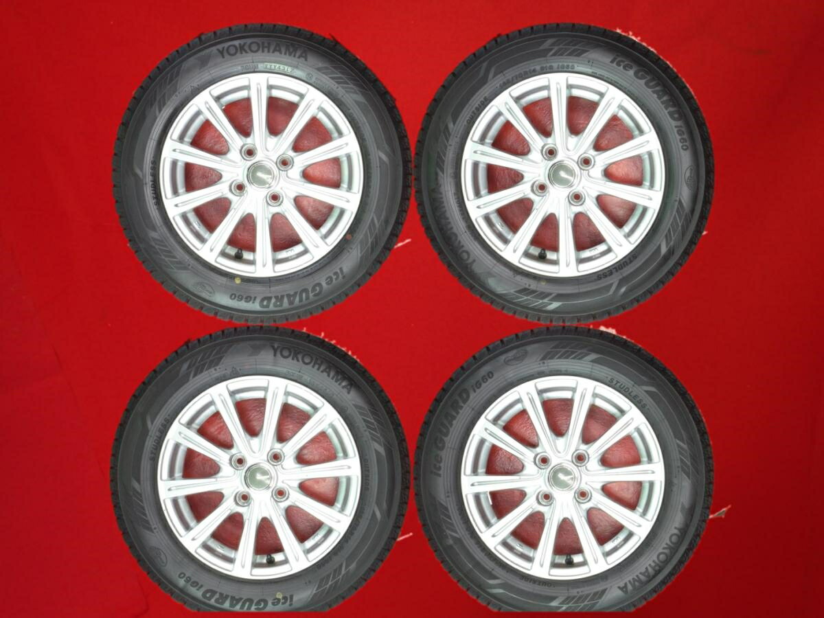 ヨコハマ アイスガード 6 iG60 YOKOHAMA iceGUARD 6 iG60 165/70R14 81Q 10スポークタイプ 1P 5.5Jx14 +48 4/100 シルバー(銀色)系 スイフト