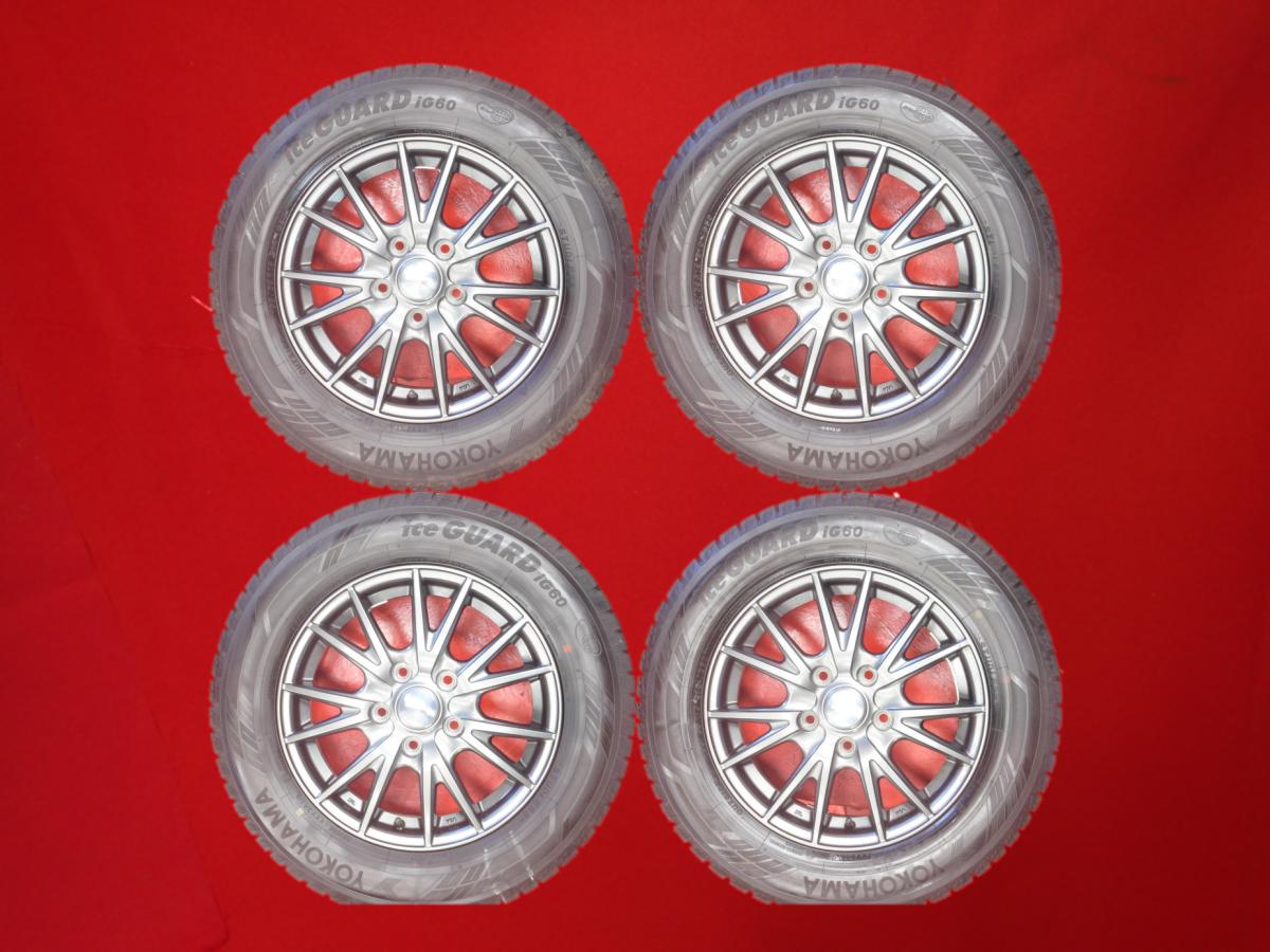 ヨコハマ アイスガード 6 iG60 YOKOHAMA iceGUARD 6 iG60 195/65R15 91Q 7Wスポークタイプ 1P 6Jx15 +53 5/114.3 ガンメタ系 クレスタ ステップワゴン アヴァンシア クラウン セダン ヴォクシー エスクァイア アコード アクセラ アテンザ ステップワゴン スパーダ アイシス