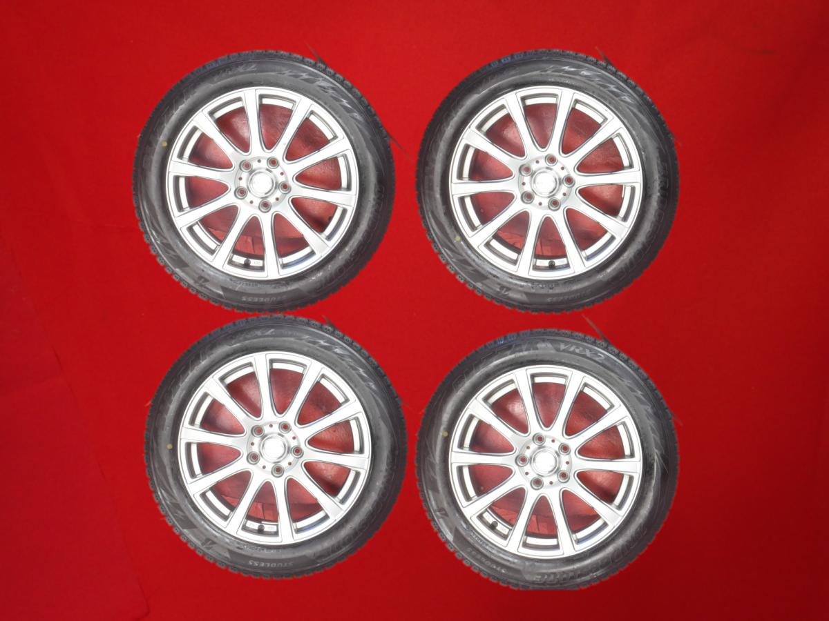 ブリヂストン ブリザック VRX2 BRIDGESTONE BLIZZAK VRX2 205/55R17 91Q 10スポークタイプ 1P 7Jx17 +54 5/114.3 シルバー(銀色)系 アクセラ スポーツ プレマシー ステップワゴン スパーダ ストリーム アクセラ SX4 ステップワゴン