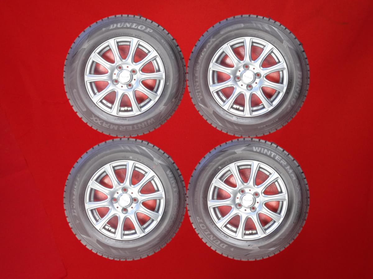 ダンロップ ウィンターマックス 02 WM02 DUNLOP WINTER MAXX 02 WM02 185/70R14 88Q 10スポークタイプ 1P 5.5Jx14 +38 4/100 ガンメタ系 カローラ アクシオ アレックス ノート カローラ スパシオ シビック ハイブリッド カローラ リベロ カローラ ランクス シビック サニー