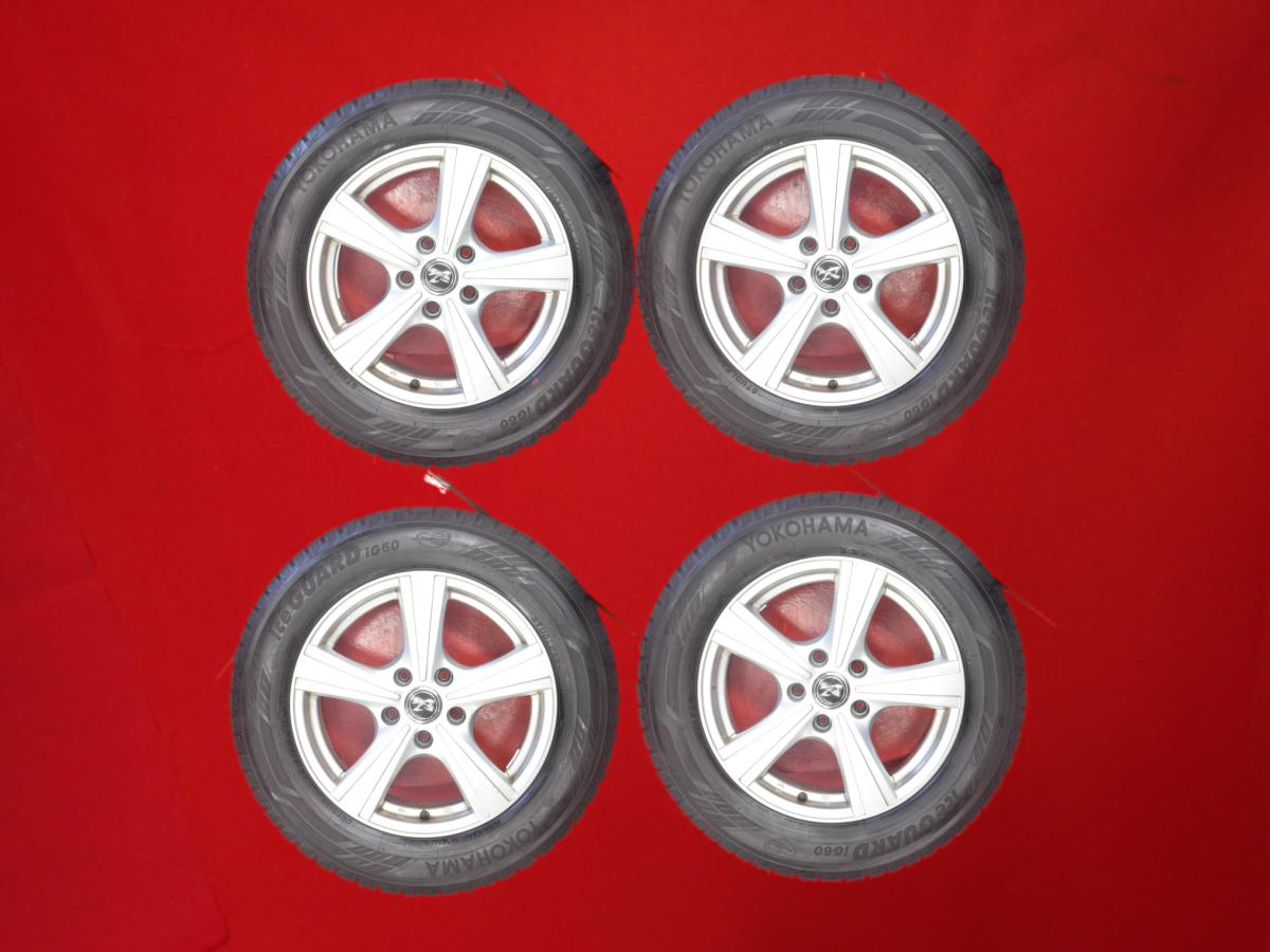 ヨコハマ アイスガード 6 iG60 YOKOHAMA iceGUARD 6 iG60 215/60R16 95Q 5スポークタイプ 1P 6.5Jx16 +40 5/114.3 シルバー(銀色)系 ティアナ アンフィニ MPV グランツ MPV バサラ ウィンダム エスティマ ハイブリッド クラウン アスリート グランディス エスティマ アルテ