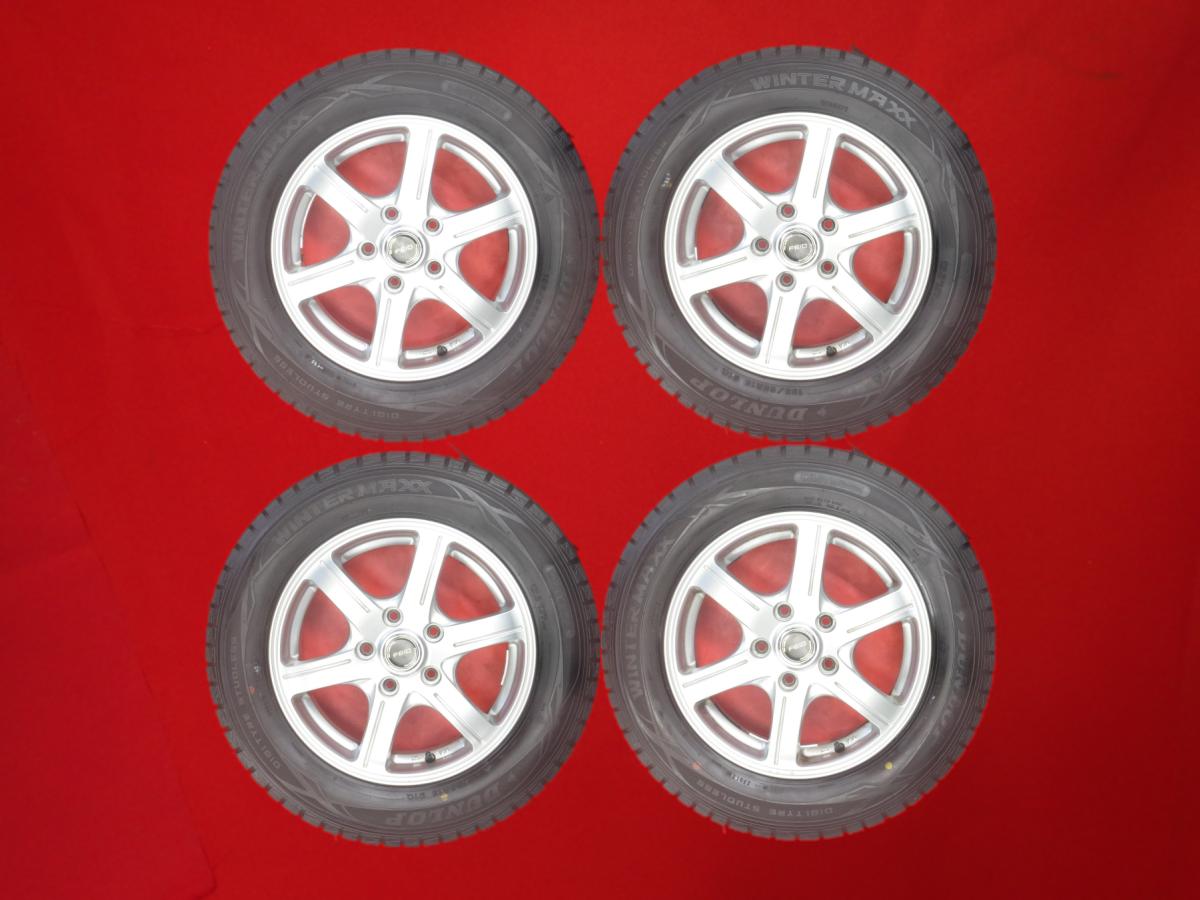 ダンロップ ウィンターマックス 01 WM01 DUNLOP WINTER MAXX 01 WM01 195/65R15 91Q 6スポークタイプ 1P 6Jx15 +53 5/114.3 シルバー(銀色)系 アコード アクセラ ヴォクシー エスクァイア ミレーニア クラウン セダン クレスタ ステップワゴン アヴァンシア ノア アコード