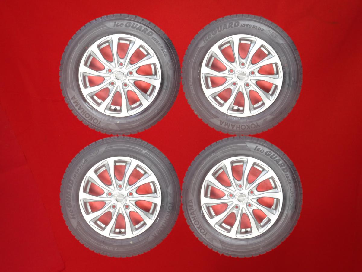 ヨコハマ アイスガード 5 プラス iG50 YOKOHAMA iceGUARD 5 PLUS iG50 195/65R15 91Q 10エアロスポークタイプ 1P 6Jx15 +53 5/114.3 ガンメタ系 マークII プレマシー ラフェスタ ハイウェイスター ステップワゴン スパーダ プログレ センティア ステップワゴン アヴァンシア