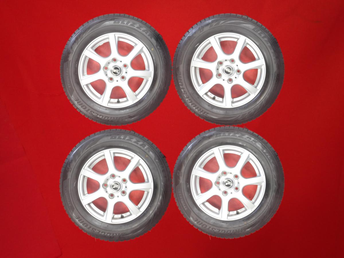 ブリヂストン ブリザック VRX2 BRIDGESTONE BLIZZAK VRX2 195/65R15 91Q 7スポークタイプ 1P 6Jx15 +53 5/114.3 シルバー(銀色)系 センティア S-MX マークII プレマシー アイシス ラフェスタ ハイウェイスター ステップワゴン スパーダ アクセラ アテンザ リバティ アコード
