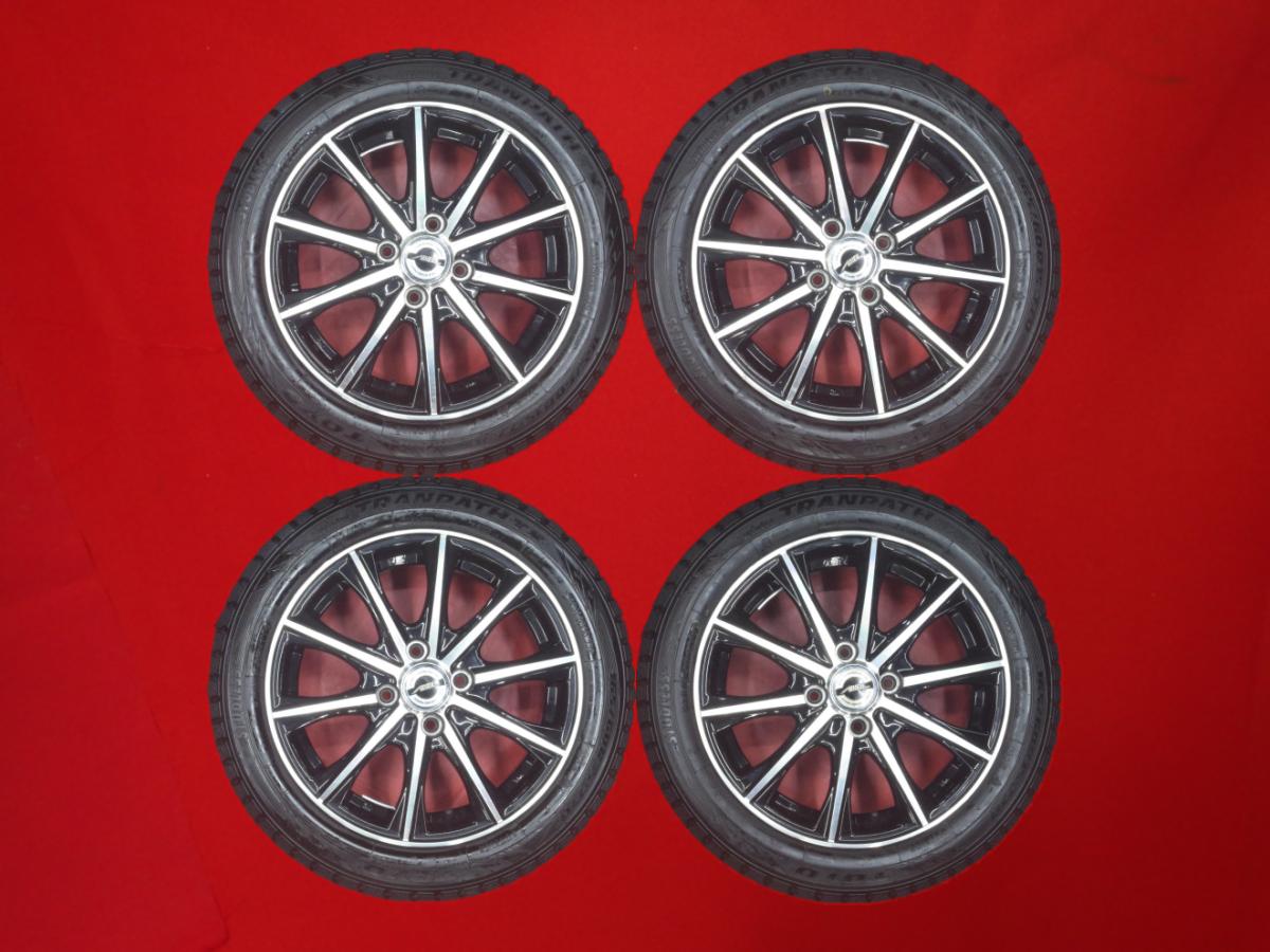 トーヨー ウィンタートランパス TX TOYO WINTER TRANPATH TX 165/60R15 77Q 10スポークタイプ 1P 5.5Jx15 +42 4/100 ブラックポリッシュ(ブラック&ポリッシュ) フレア クロスオーバー ケイ ハスラー|中古タイヤ・ホイールの太平タイヤ