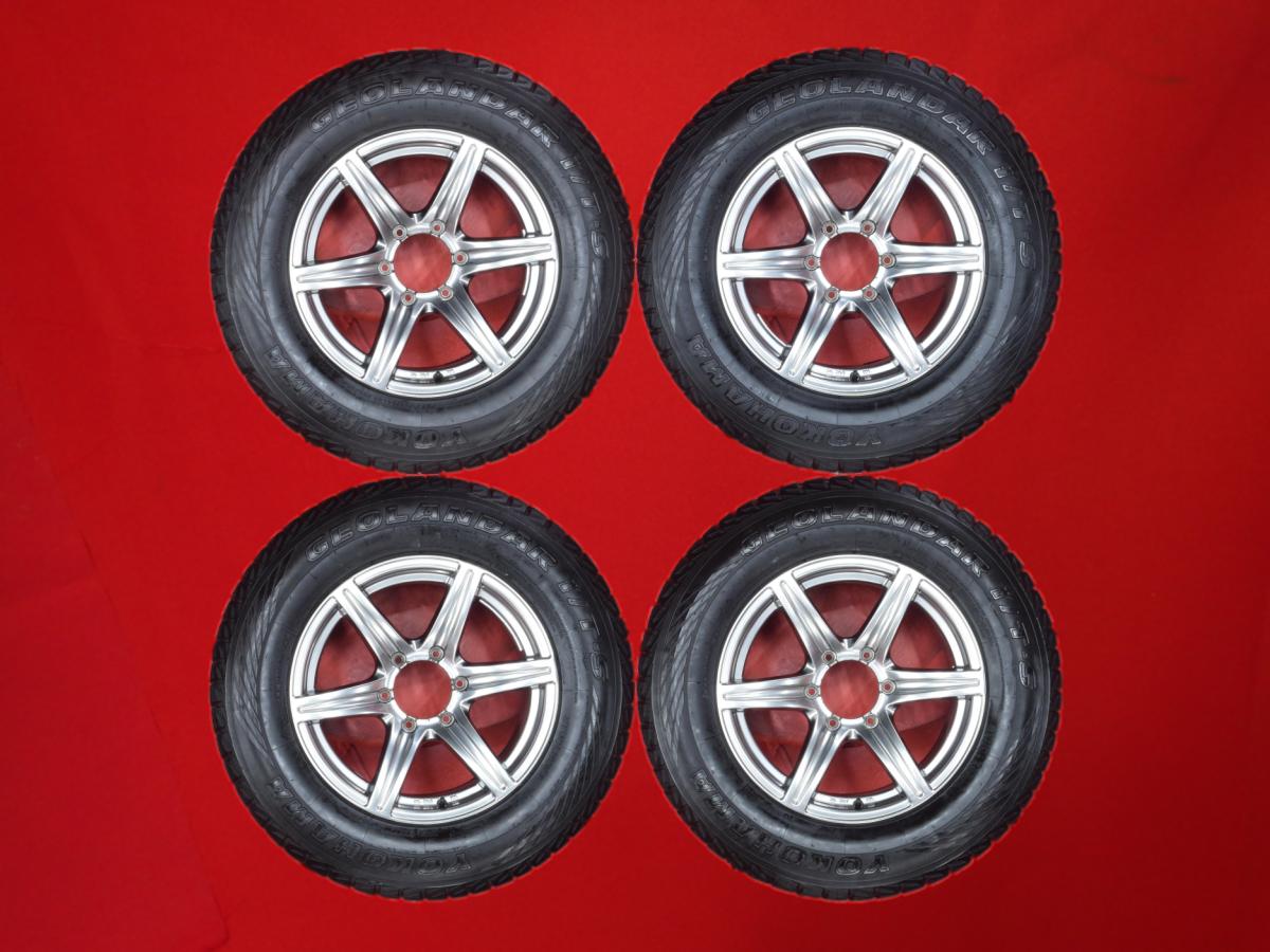 ヨコハマ ジオランダー I/T-S YOKOHAMA GEOLANDAR I/T-S 265/65R17 112Q 6スポークタイプ 1P 7.5Jx17 +25 6/139.7 ガンメタ系 パジェロ ハイラックスサーフ ランドクルーザー プラド ハイラックス｜中古タイヤ・ホイールの太平タイヤ