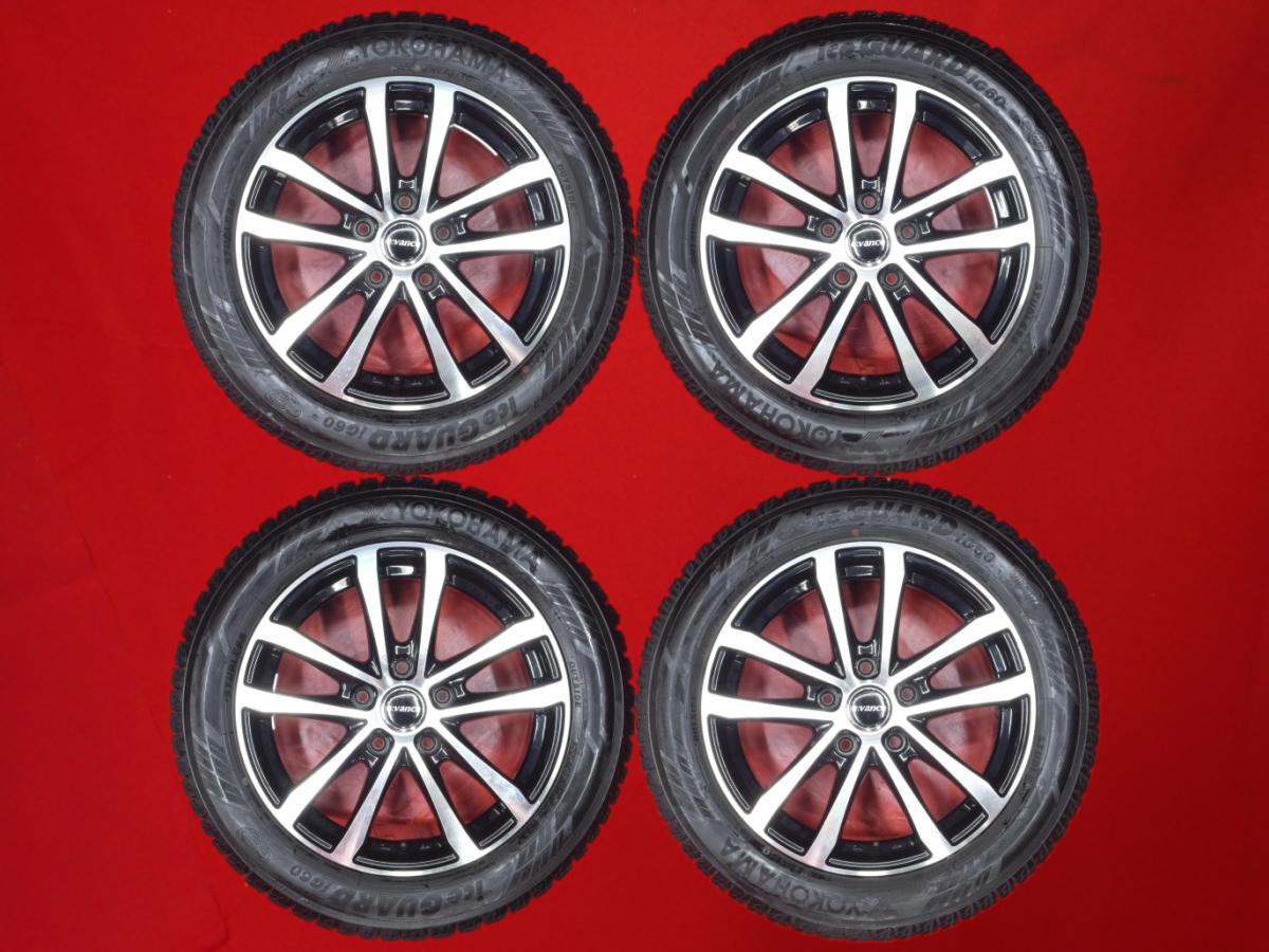 ヨコハマ アイスガード 6 iG60 YOKOHAMA iceGUARD 6 iG60 205/55R16 91Q 5Wスポークタイプ 1P 6.5Jx16 +40 5/114.3 ブラックポリッシュ(ブラック&ポリッシュ) RX-7 アルテッツァ マークII ブリット アルテッツァ ジータ S2000 マークII シビック アコード ストリーム リーフ|中古タイヤ・ホイールの太平タイヤ
