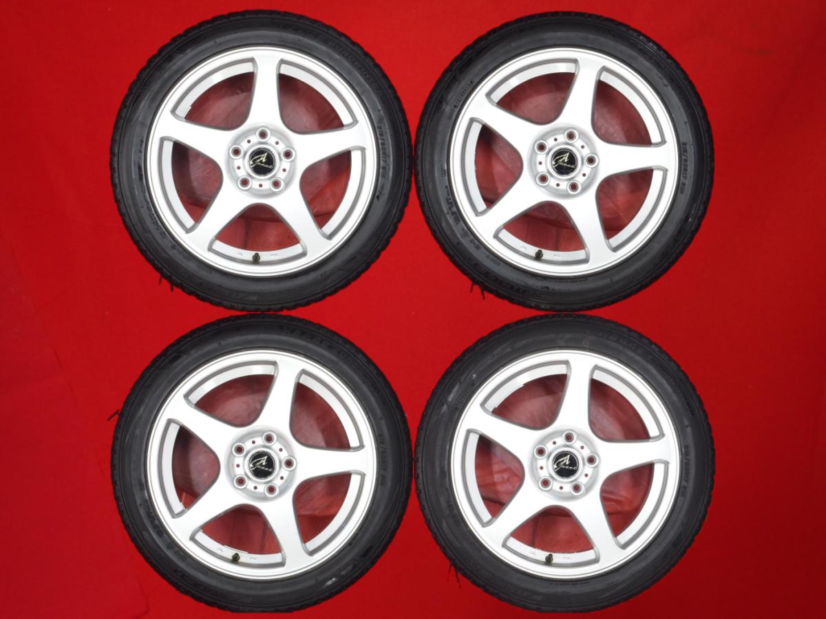 ファルケン ユーロウィンター HS449 FALKEN EUROWINTER HS449 215/50R17 91H 5スポークタイプ 1P 7Jx17 +48 5/114.3 シルバー(銀色)系 ノア HR-V ミレーニア アルティス クラウン セダン ステップワゴン プリウスα デルタワゴン ヴォクシー シビック オリジン アテンザ セ|中古タイヤ・ホイールの太平タイヤ