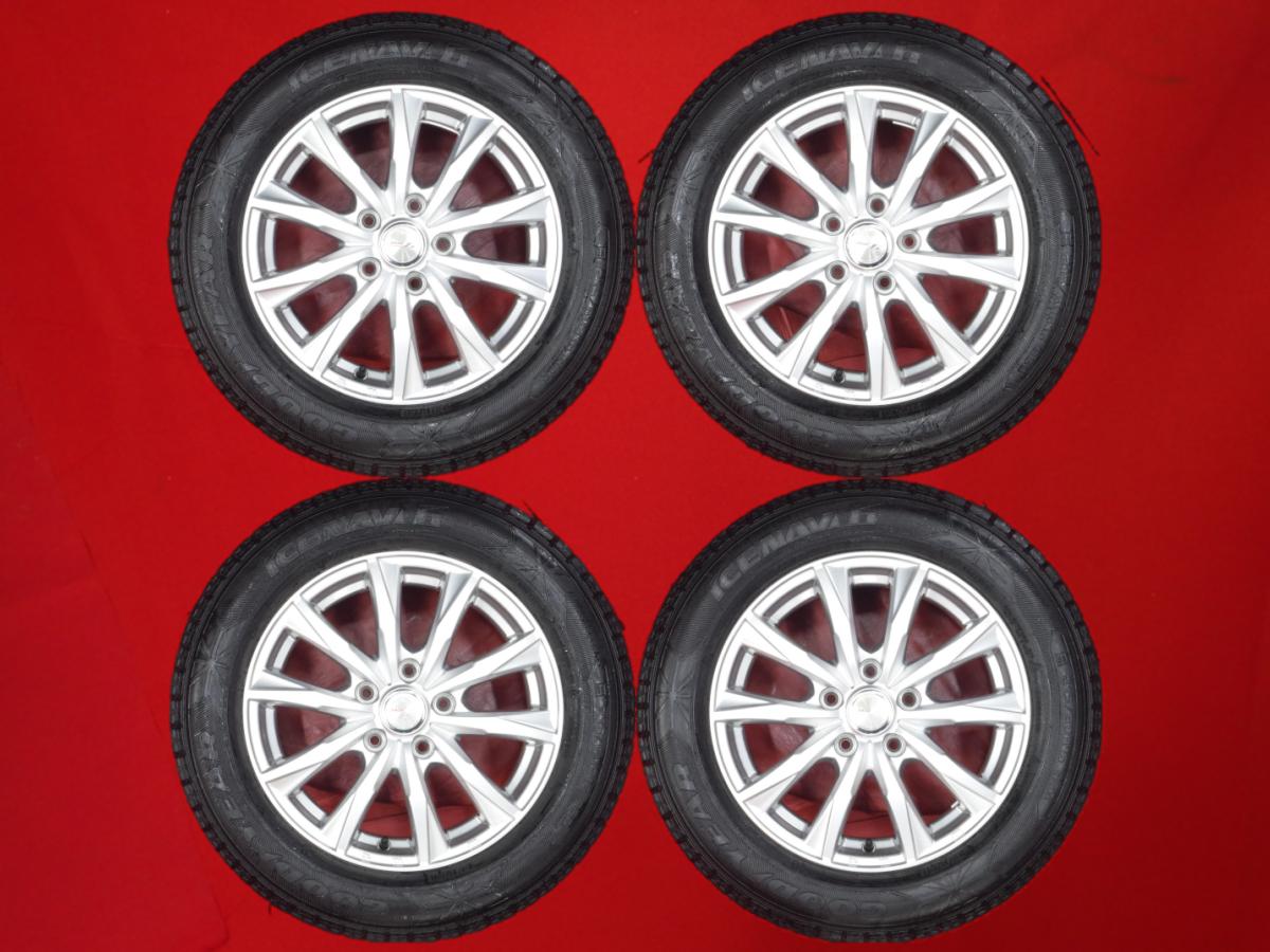 グッドイヤー アイスナビ 6 GOODYEAR ICENAVI 6 215/60R16 95Q 5Wスポークタイプ 1P 6.5Jx16 +53 5/114.3 シルバー(銀色)系 CR-V レジェンド クラウン マジェスタ カムリ CX-3 ヴェゼル エスティマ エスティマ ハイブリッド MPV ティアナ オデッセイ｜中古タイヤ・ホイールの太平タイヤ