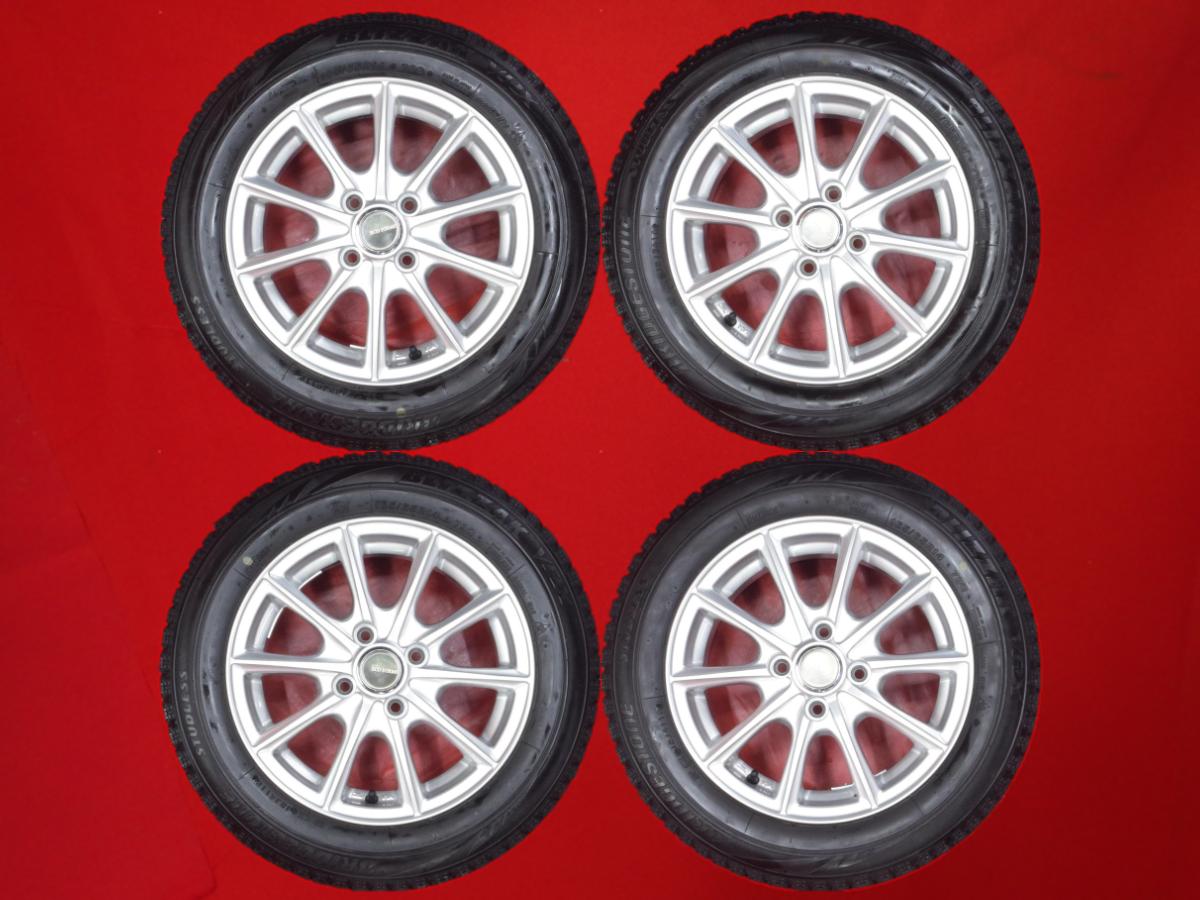 ブリヂストン ブリザック VRX BRIDGESTONE BLIZZAK VRX 165/65R14 79Q 10スポークタイプ 1P 5.5Jx14 +39 4/100 シルバー(銀色)系 ローレル スピリット ストーリア ブーン ソリオ シャレード4WD ジャスティ ソシアル デリカ D:2 サニー リベルタビラ タンク パルサー パッソ|中古タイヤ・ホイールの太平タイヤ