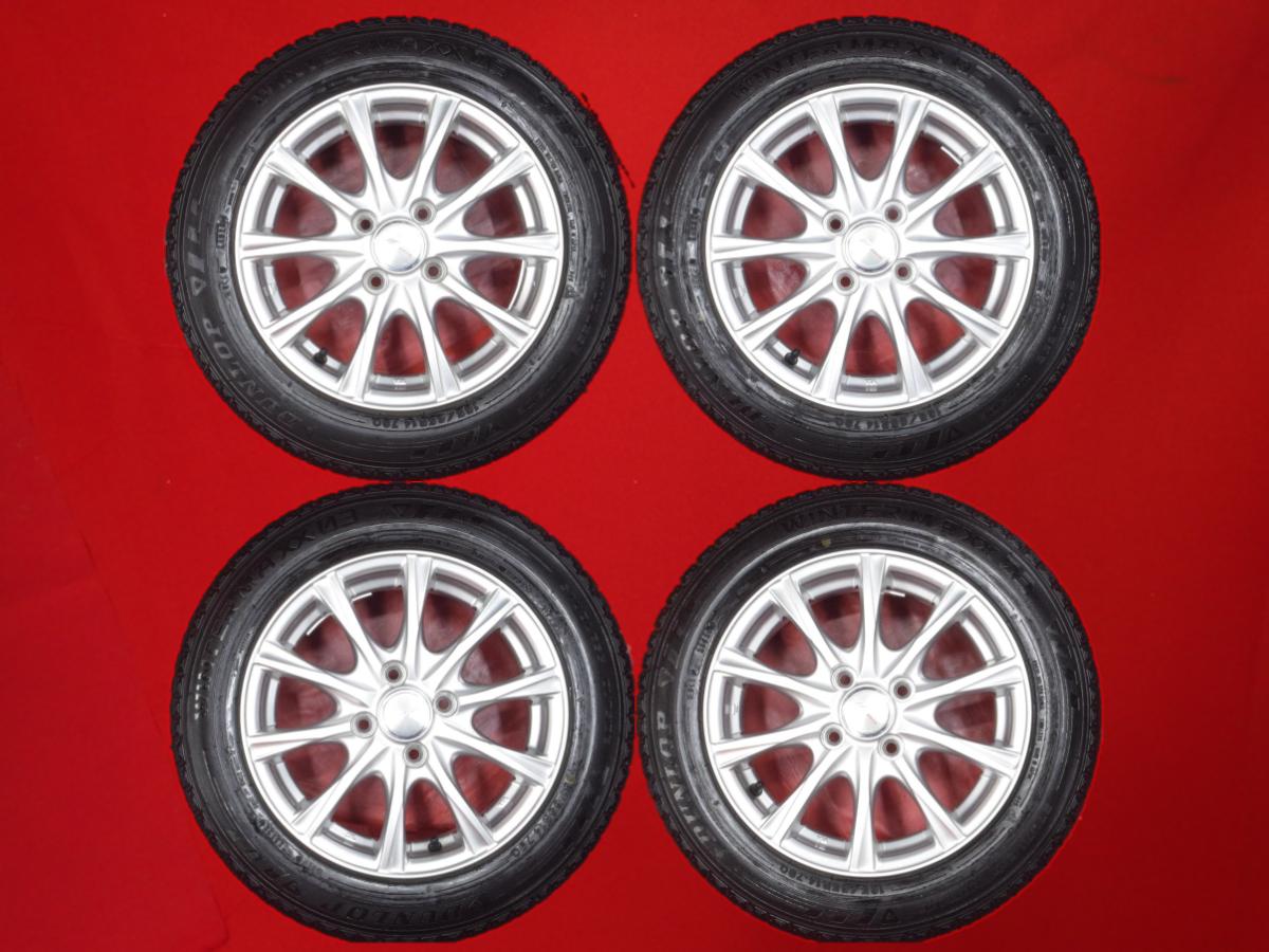 ダンロップ ウィンターマックス 03 WM03 DUNLOP WINTER MAXX 03 WM03 165/65R14 79Q 10スポークタイプ 1P 5.5Jx14 +38 4/100 シルバー(銀色)系 ブーン ストーリア ローレル スピリット サニー デリカ D:2 ソシアル ジャスティ シャレード4WD ソリオ タンク リベルタビラ ル 26,400円