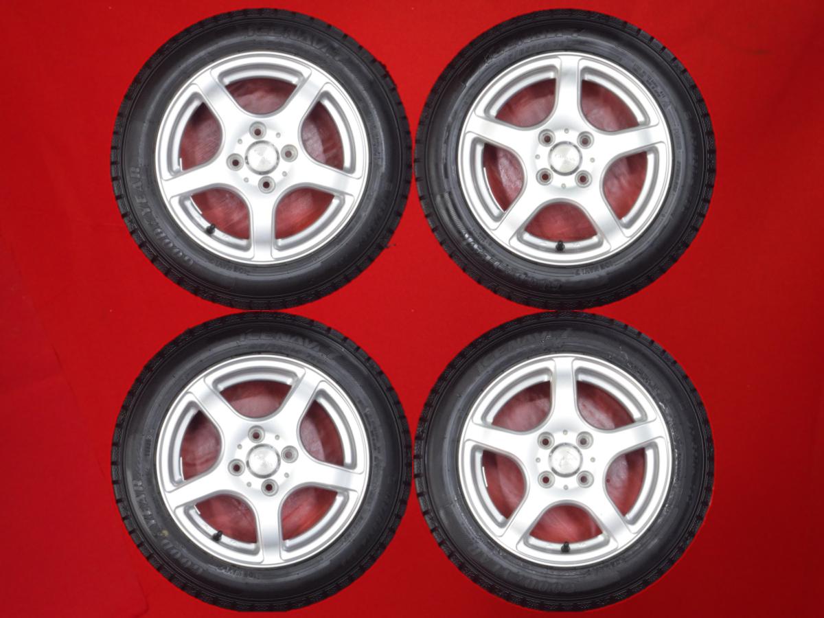 グッドイヤー アイスナビ 7 GOODYEAR ICENAVI 7 165/65R14 79Q 5スポークタイプ 1P 5.5Jx14 +40 4/100 シルバー(銀色)系 ルーミー パルサー タンク リベルタビラ ムーヴ カスタム ソシアル 4WD インサイト エヌボックス スラッシュ デュエット ラングレー ワゴンR スティン