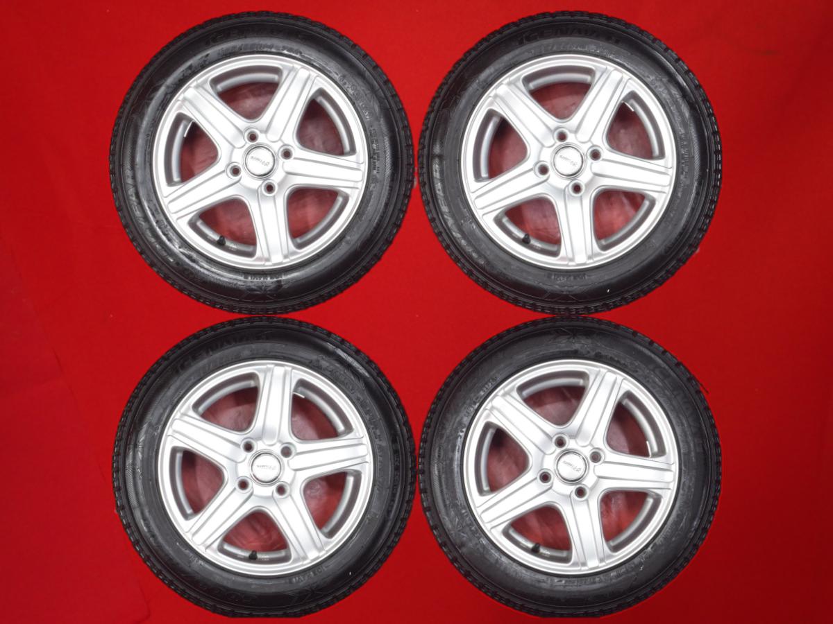 グッドイヤー アイスナビ 6 GOODYEAR ICENAVI 6 165/65R14 79Q 5スポークタイプ 1P 5.5Jx14 +40 4/100 シルバー(銀色)系 ブーン ストーリア ミラージュ ローレル スピリット デリカ D:2 サニー ムーヴ ソシアル ジャスティ ソリオ シャレード4WD エヌワン ルーミー マックス