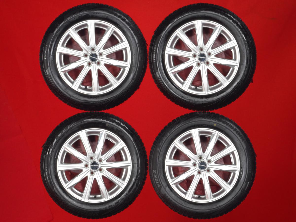 ブリヂストン ブリザック VRX2 BRIDGESTONE BLIZZAK VRX2 225/60R17 99Q 10スポークタイプ 1P 7Jx17 +53 5/100 シルバー(銀色)系 XV レガシィ ツーリング ワゴン レガシィ アウトバック
