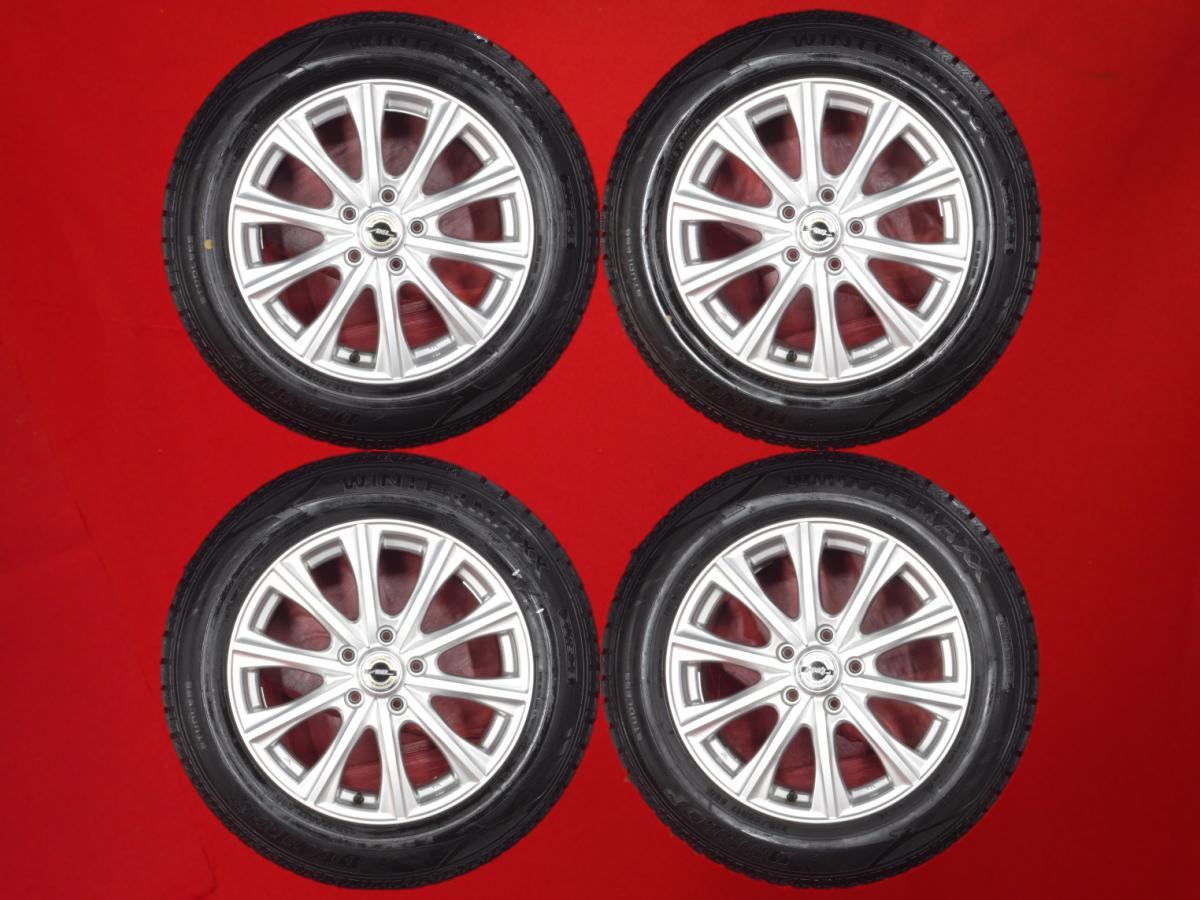 ダンロップ ウィンターマックス 02 WM02 DUNLOP WINTER MAXX 02 WM02 225/60R17 99Q 10スポークタイプ 1P 7Jx17 +53 5/114.3 シルバー(銀色)系 クロストレック