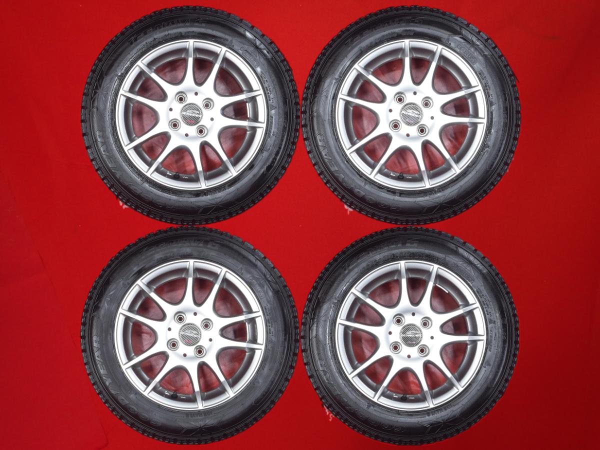 グッドイヤー アイスナビ 6 GOODYEAR ICENAVI 6 165/70R14 81Q 5Wスポークタイプ 1P 5.5Jx14 +38 4/100 シルバー(銀色)系 パッソ デミオ スペイド アクア ヴィッツ マーチ ベルタ ブーン スイフト ポルテ iQ|中古タイヤ・ホイールの太平タイヤ