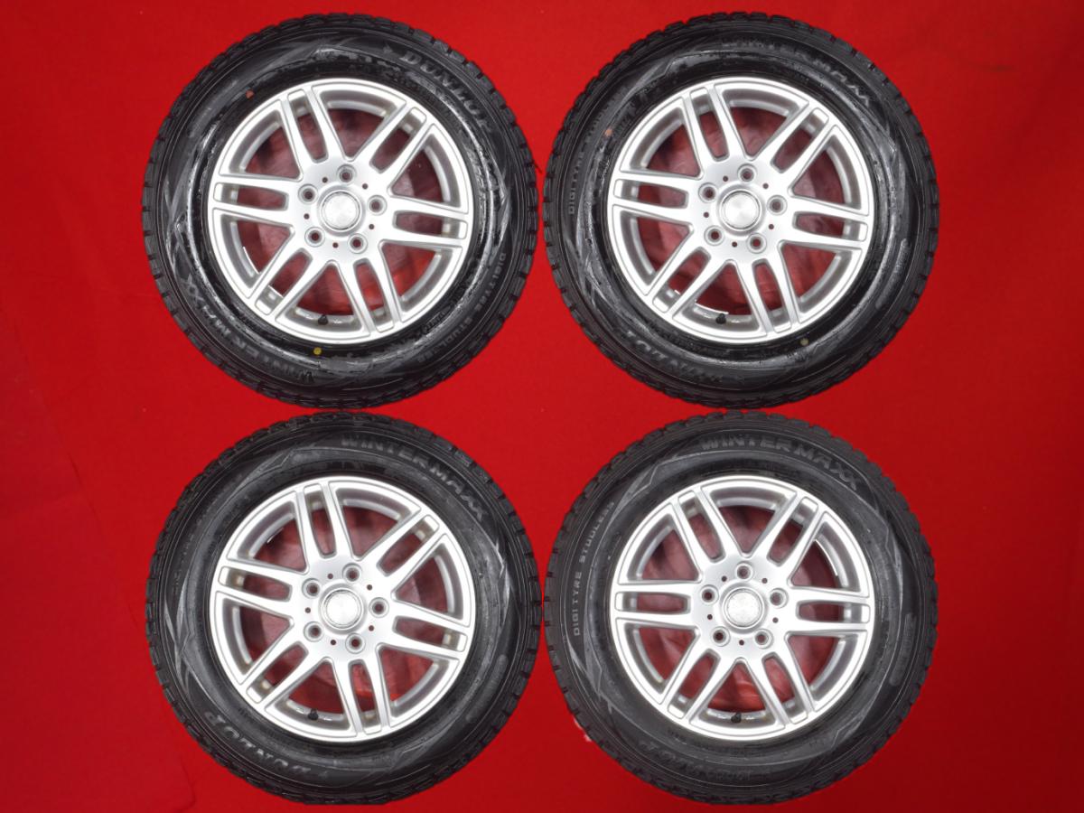 ダンロップ ウィンターマックス 01 WM01 DUNLOP WINTER MAXX 01 WM01 205/65R15 94Q 6Wスポークタイプ 1P 6Jx15 +53 5/114.3 シルバー(銀色)系 センティア マークII MS-9 ステップワゴン スパーダ ストリーム MPV クレスタ アヴァンシア ステップワゴン クラウン セダン ミ