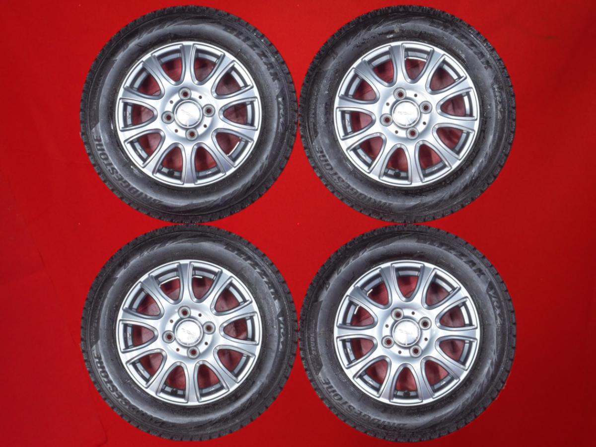 ブリヂストン ブリザック VRX2 BRIDGESTONE BLIZZAK VRX2 155/70R13 75Q 10スポークタイプ 1P 4Jx13 +45 4/100 ガンメタ系 アトレー ワゴン トッポ BJ スクラムワゴン ミラ イース エブリイ ワゴン バモス ホビオ ミニカ バン ミニカ タウンボックス ミニキャブ バン ミニカ｜中古タイヤ・ホイールの太平タイヤ 28,116円