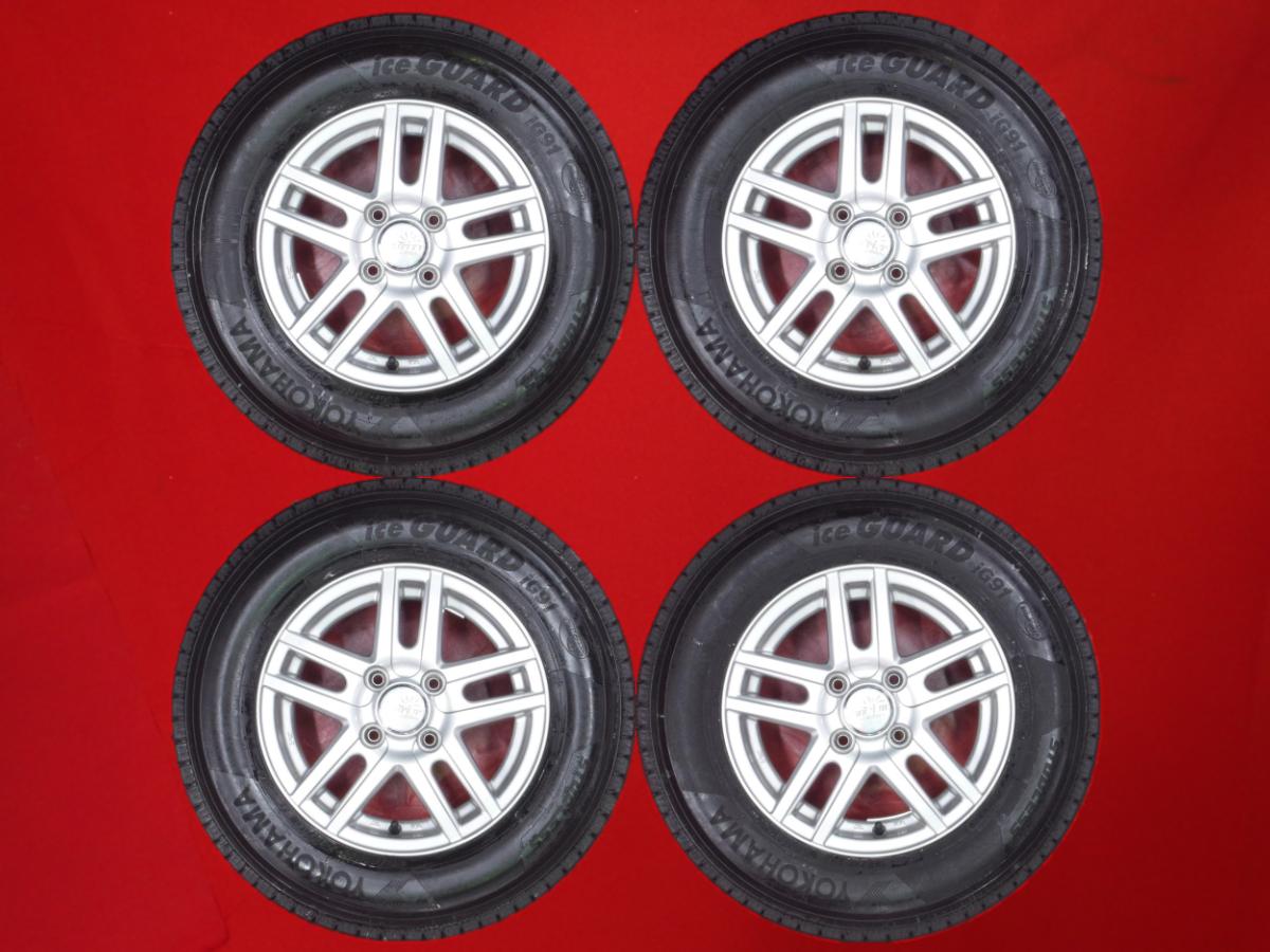 ヨコハマ アイスガード iG91 YOKOHAMA iceGUARD iG91 165/80R13 94/93N 5Wスポークタイプ 1P 5Jx13 +36 4/100 シルバー(銀色)系 プロボックス AD エキスパート パートナー サクシード