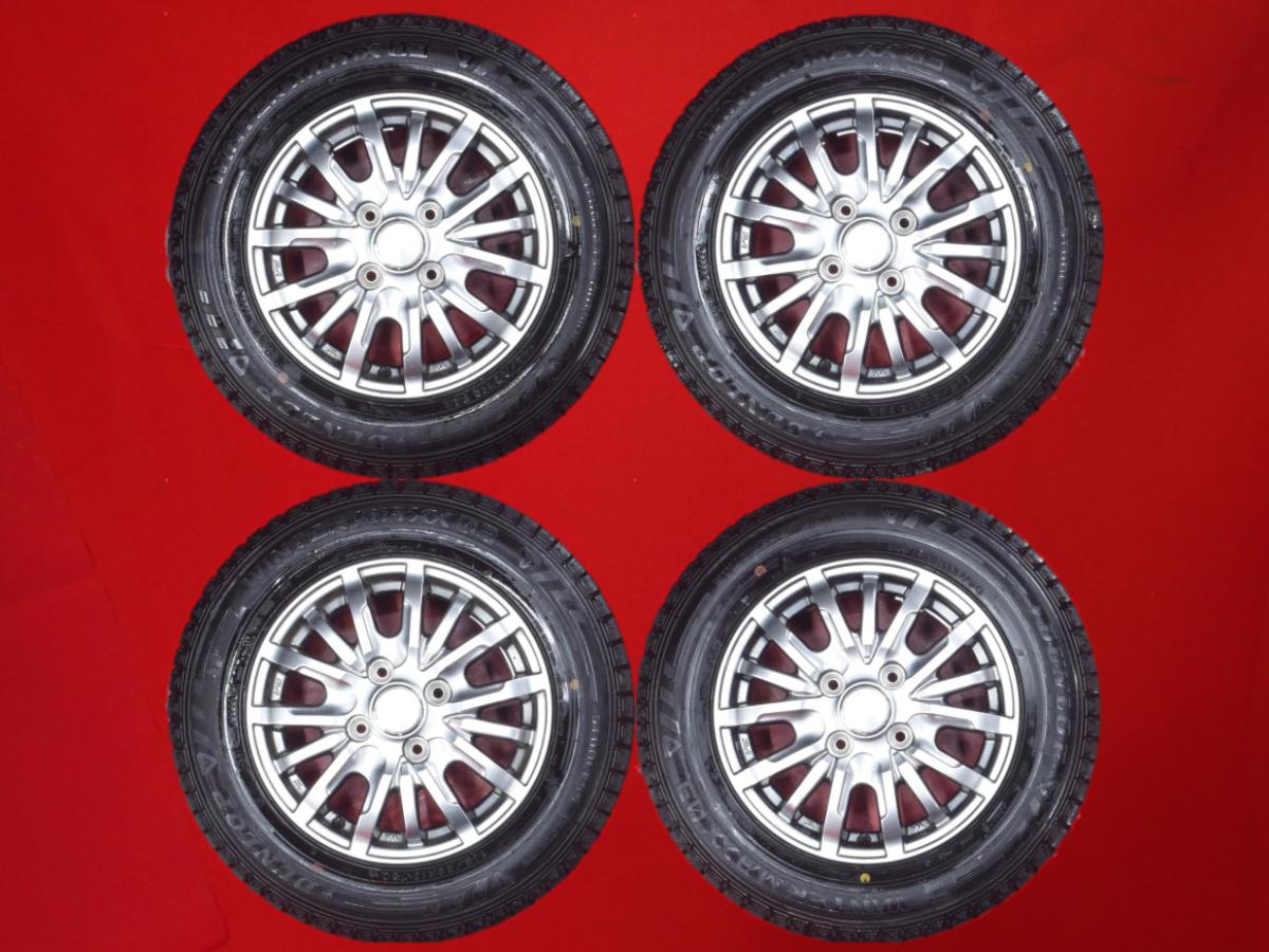 ダンロップ ウィンターマックス 03 WM03 DUNLOP WINTER MAXX 03 WM03 145/80R13 75Q 5Wスポークタイプ 1P 4Jx13 +42 4/100 ガンメタ系 アルト ECO スペーシア AZ-ワゴン アルト トッポ BJ エヌボックス ムーヴ ラテ ワゴンR スティングレー ムーヴ コンテ タント カスタム M