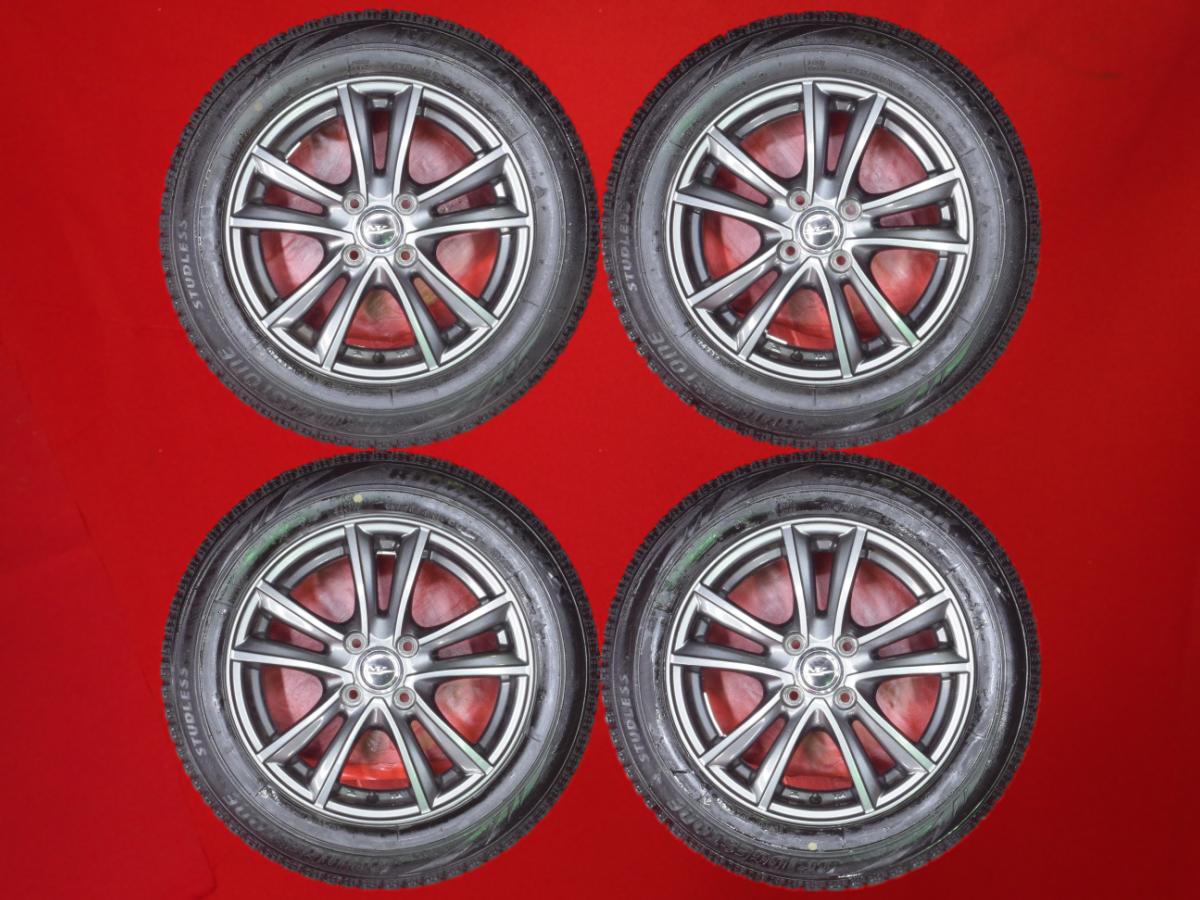 ブリヂストン ブリザック VRX BRIDGESTONE BLIZZAK VRX 175/65R15 84Q 5Wスポークタイプ 1P 5.5Jx15 +42 4/100 ガンメタ系 フィット ハイブリッド マイクラC+C iQ アクア カローラ フィールダー ヴィッツ キューブ カローラ アクシオ イグニス フィット フィット シャトル