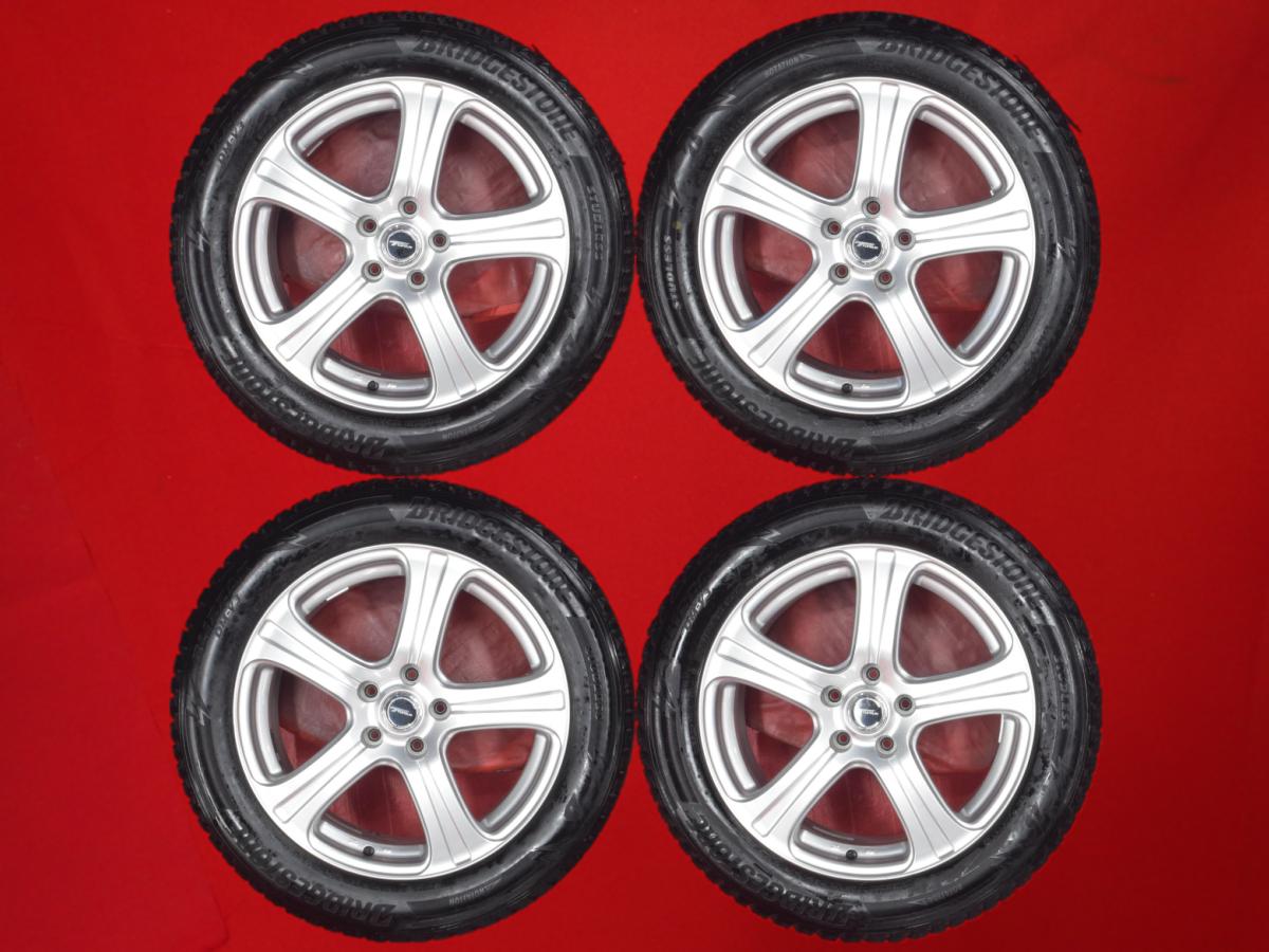 ブリヂストン ブリザック DM-V3 BRIDGESTONE BLIZZAK DM-V3 235/55R18 100Q 5スポークタイプ 1P 7.5Jx18 +42 5/114.3 シルバー(銀色)系 ヴァンガード ハリアー RAV4 エスクード