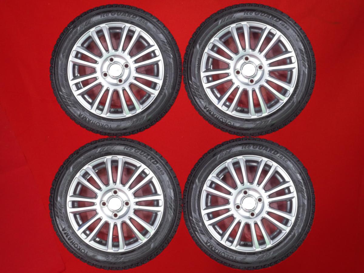 ヨコハマ アイスガード 6 iG60 YOKOHAMA iceGUARD 6 iG60 185/55R15 82Q 8Wスポークタイプ 1P 6Jx15 +50 4/100 シルバー(銀色)系 フィット フィット アリア|中古タイヤ・ホイールの太平タイヤ