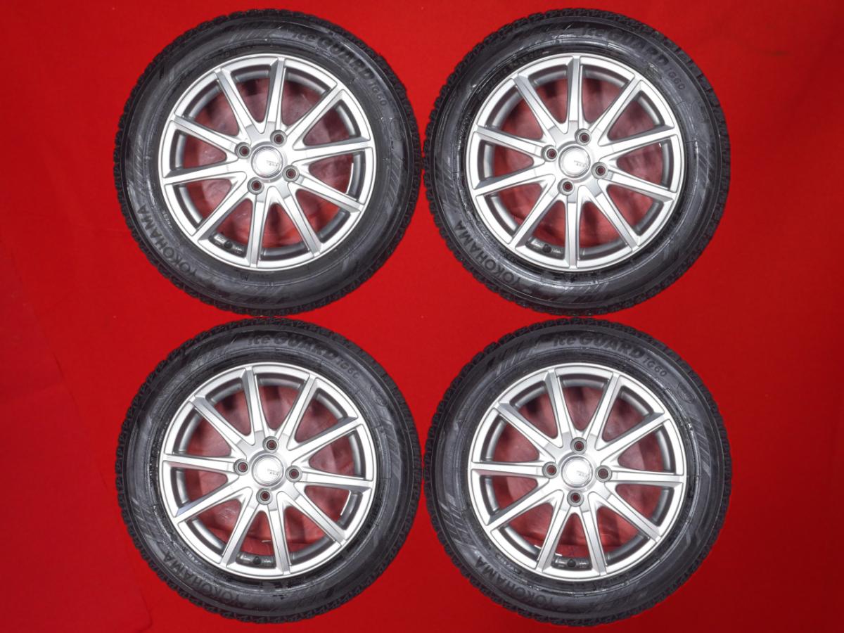 ヨコハマ アイスガード 6 iG60 YOKOHAMA iceGUARD 6 iG60 175/65R15 84Q 5Wスポークタイプ 1P 5.5Jx15 +42 4/100 ガンメタ系 スイフト カローラ iQ ヴィッツ カローラ フィールダー アクア キューブ カローラ アクシオ フィット シャトル フィット イグニス グレイス バレー｜中古タイヤ・ホイールの太平タイヤ