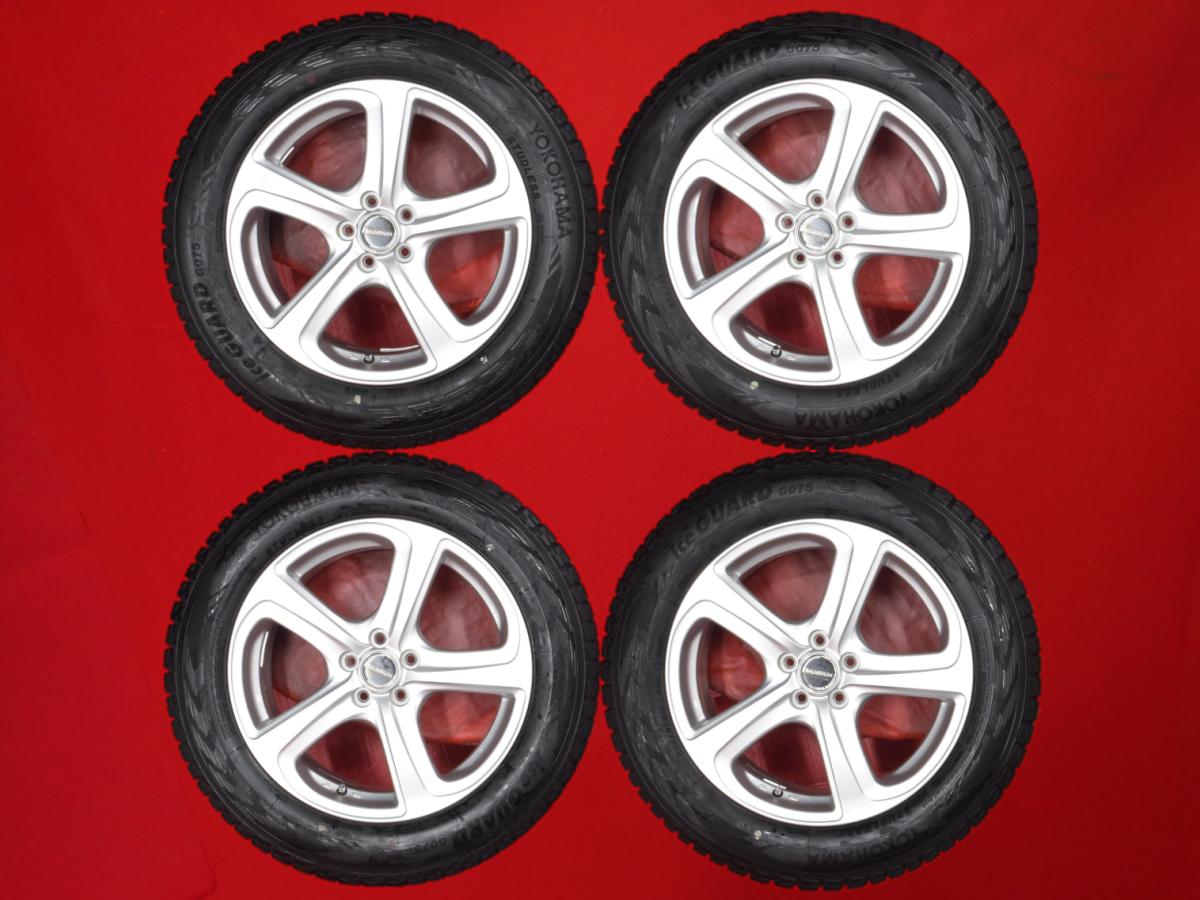 ヨコハマ アイスガード G075 YOKOHAMA iceGUARD G075 225/60R17 99Q 5スポークタイプ 1P 7Jx17 +53 5/100 シルバー(銀色)系 XV レガシィ アウトバック レガシィ ツーリング ワゴン