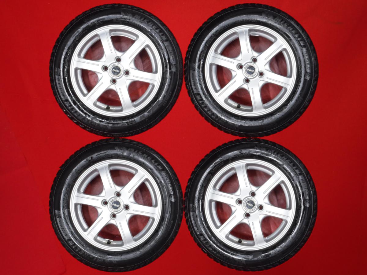 ミシュラン X-ICE SNOW MICHELIN X-ICE SNOW 195/65R15 95T 6スポークタイプ 1P 6Jx15 +45 4/100 シルバー(銀色)系 カローラ フィールダー カローラ アクシオ ブルーバード シルフィ|中古タイヤ・ホイールの太平タイヤ