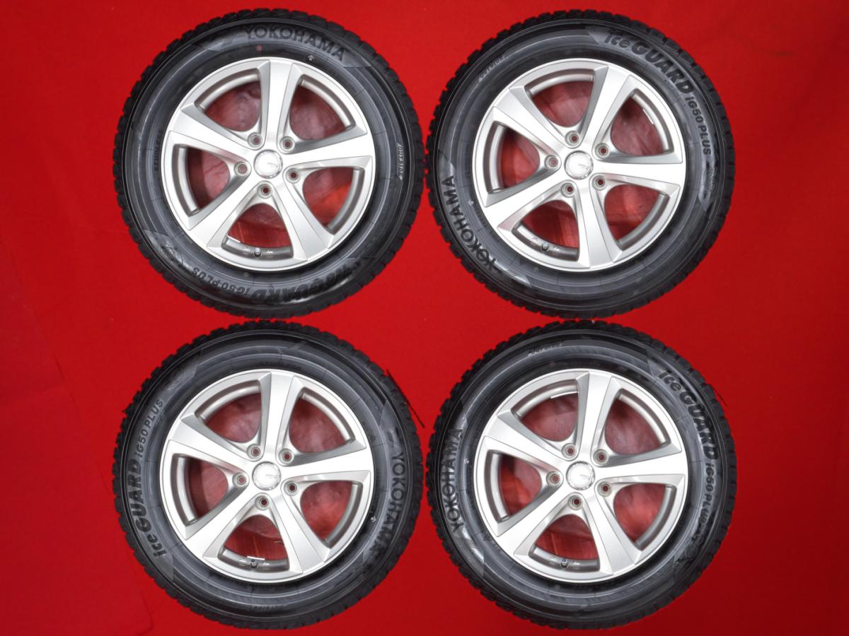ヨコハマ アイスガード 5 プラス iG50 YOKOHAMA iceGUARD 5 PLUS iG50 215/60R16 95Q 5スポークタイプ 1P 6.5Jx16 +38 5/114.3 ガンメタ系 エアトレック プレサージュ ディアマンテ クラウン マジェスタ デリカ D:5 マークX ジオ カムリ アルティス RVR MPV エスティマ ウィ