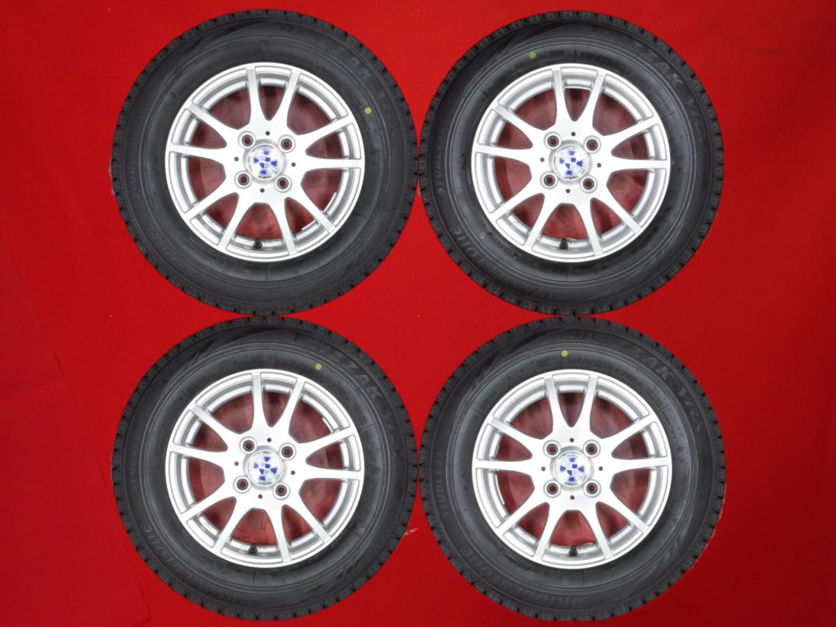 ブリヂストン ブリザック VRX BRIDGESTONE BLIZZAK VRX 145/80R13 75Q 5Wスポークタイプ 1P 4Jx13 +42 4/100 シルバー(銀色)系 アルト ラパン キャロル プレオ バン AZ-ワゴン スペーシア エヌボックス トッポ BJ アルト ワゴンR スティングレー ムーヴ ラテ ムーヴ コンテ｜中古タイヤ・ホイールの太平タイヤ