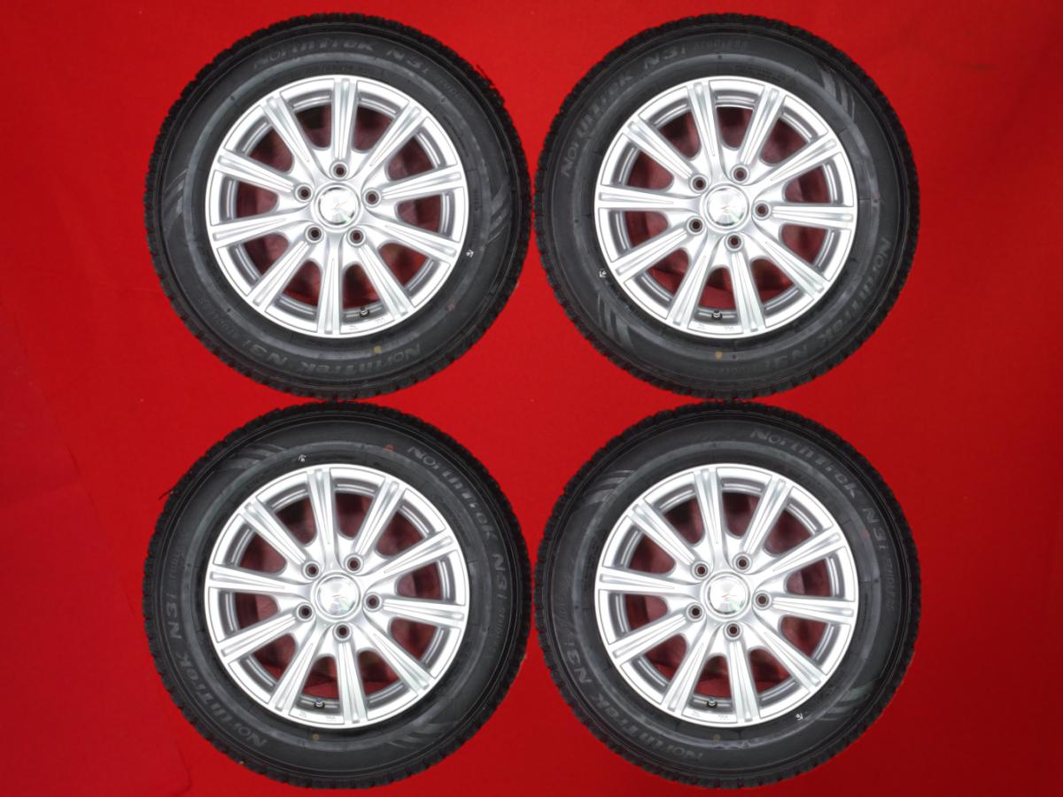 オートバックス ノーストレック N3i AUTOBACS NORTHTRECK N3i 195/65R15 91Q 10スポークタイプ 1P 6Jx15 +53 5/114.3 シルバー(銀色)系 アコード アクセラ アテンザ ヴォクシー エスクァイア ミレーニア ステップワゴン ノア アコード ワゴン センティア プレマシー ステッ