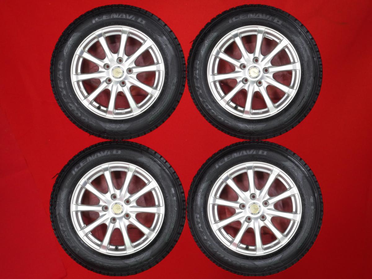 グッドイヤー アイスナビ 6 GOODYEAR ICENAVI 6 215/60R16 95Q 10スポークタイプ 1P 6.5Jx16 +45 5/114.3 シルバー(銀色)系 アンフィニ MPV クラウン マジェスタ ES330 オデッセイ ルシーダ&エミーナ ウィンダム クラウン アスリート エスティマ ハイブリッド エスティマ テ｜中古タイヤ・ホイールの太平タイヤ