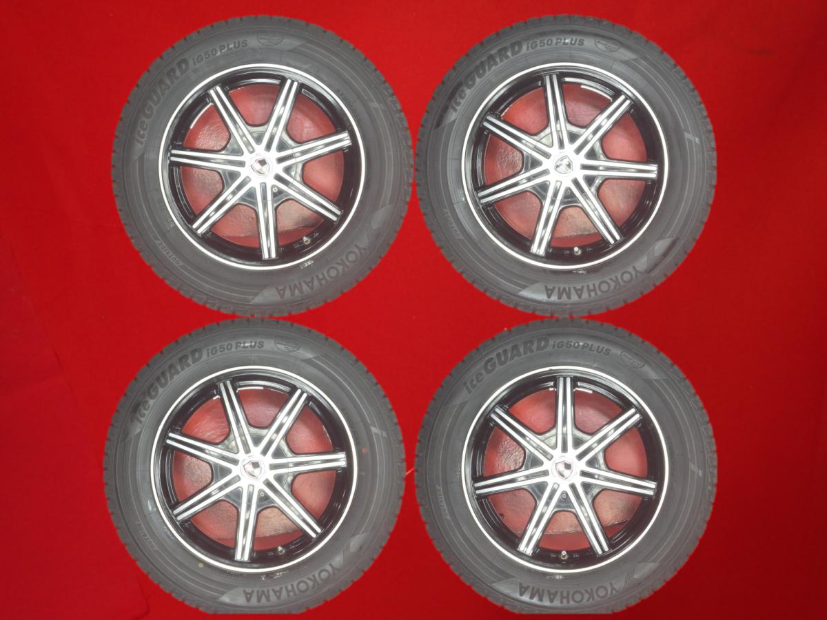 ヨコハマ アイスガード 5 プラス iG50 YOKOHAMA iceGUARD 5 PLUS iG50 215/60R16 95Q 7スポークタイプ 1P 6.5Jx16 +45 4 5/100 ブラックポリッシュ(ブラック&ポリッシュ) レガシィ フォレスター