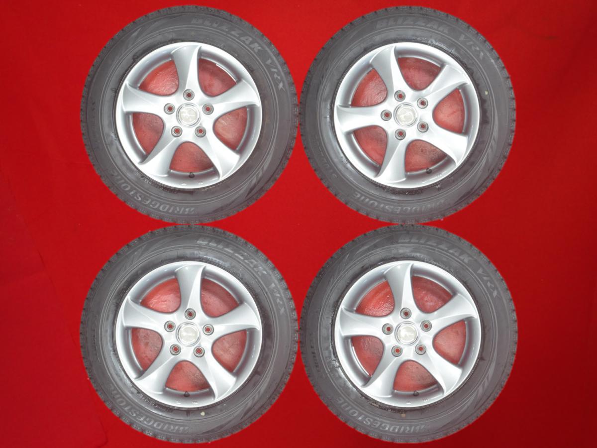 ブリヂストン ブリザック VRX BRIDGESTONE BLIZZAK VRX 195/65R15 91Q 5エアロスポークタイプ 1P 6Jx15 +53 5/114.3 ガンメタ系 アクセラ アコード リバティ エスクァイア ヴォクシー アヴァンシア ステップワゴン ミレーニア アコード ワゴン ノア センティア S-MX プレマ