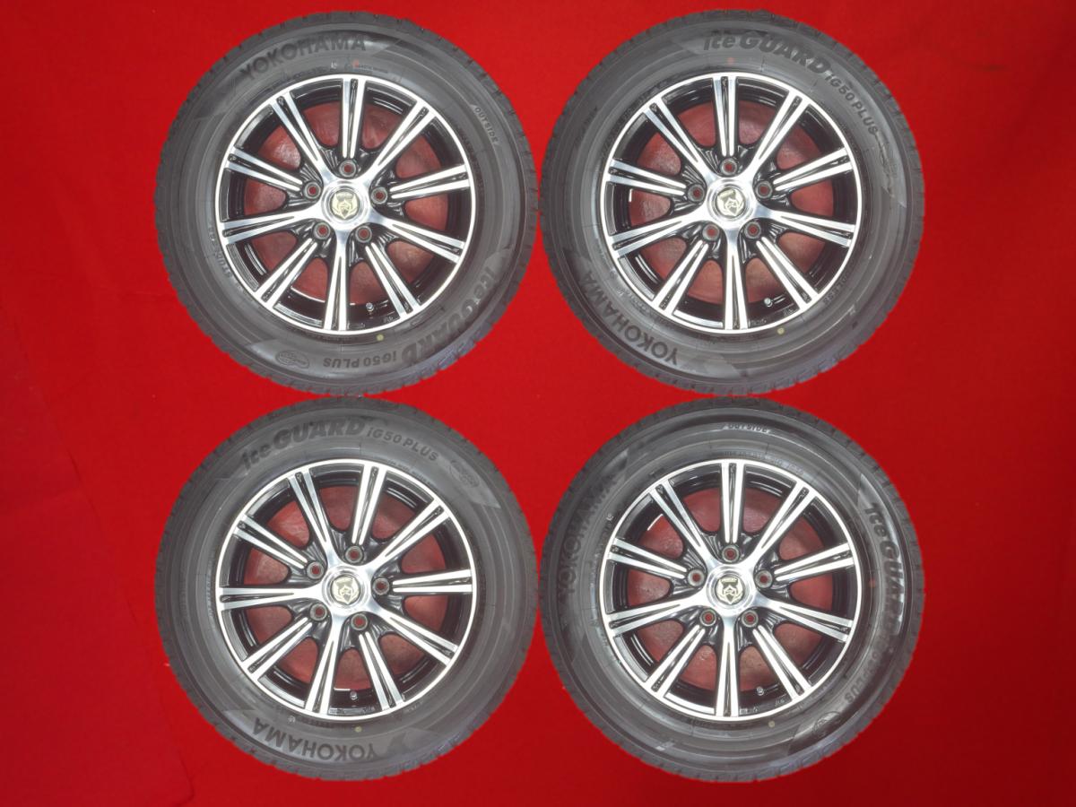 ヨコハマ アイスガード 5 プラス iG50 YOKOHAMA iceGUARD 5 PLUS iG50 195/65R15 91Q 10スポークタイプ 1P 6Jx15 +53 5/114.3 ブラックポリッシュ(ブラック&ポリッシュ) アコード アクセラ ヴォクシー エスクァイア ミレーニア クラウン セダン クレスタ ステップワゴン ア