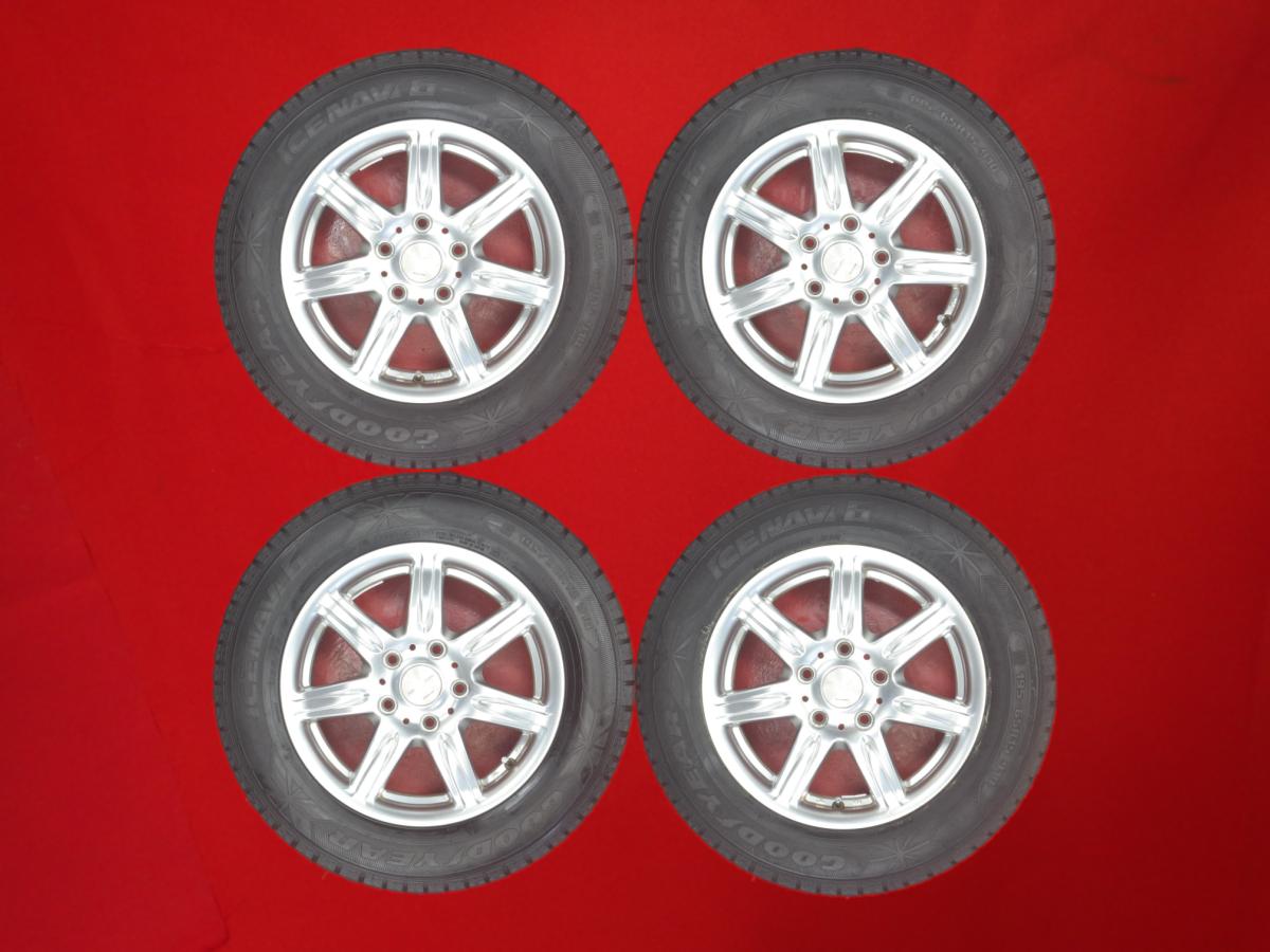 グッドイヤー アイスナビ 6 GOODYEAR ICENAVI 6 195/65R15 91Q 7スポークタイプ 1P 6Jx15 +52 5/114.3 シルバー(銀色)系 アコード ワゴン ノア クラウン セダン ミレーニア エスクァイア ヴォクシー アクセラ アテンザ リバティ アコード アイシス ラフェスタ ハイウェイス