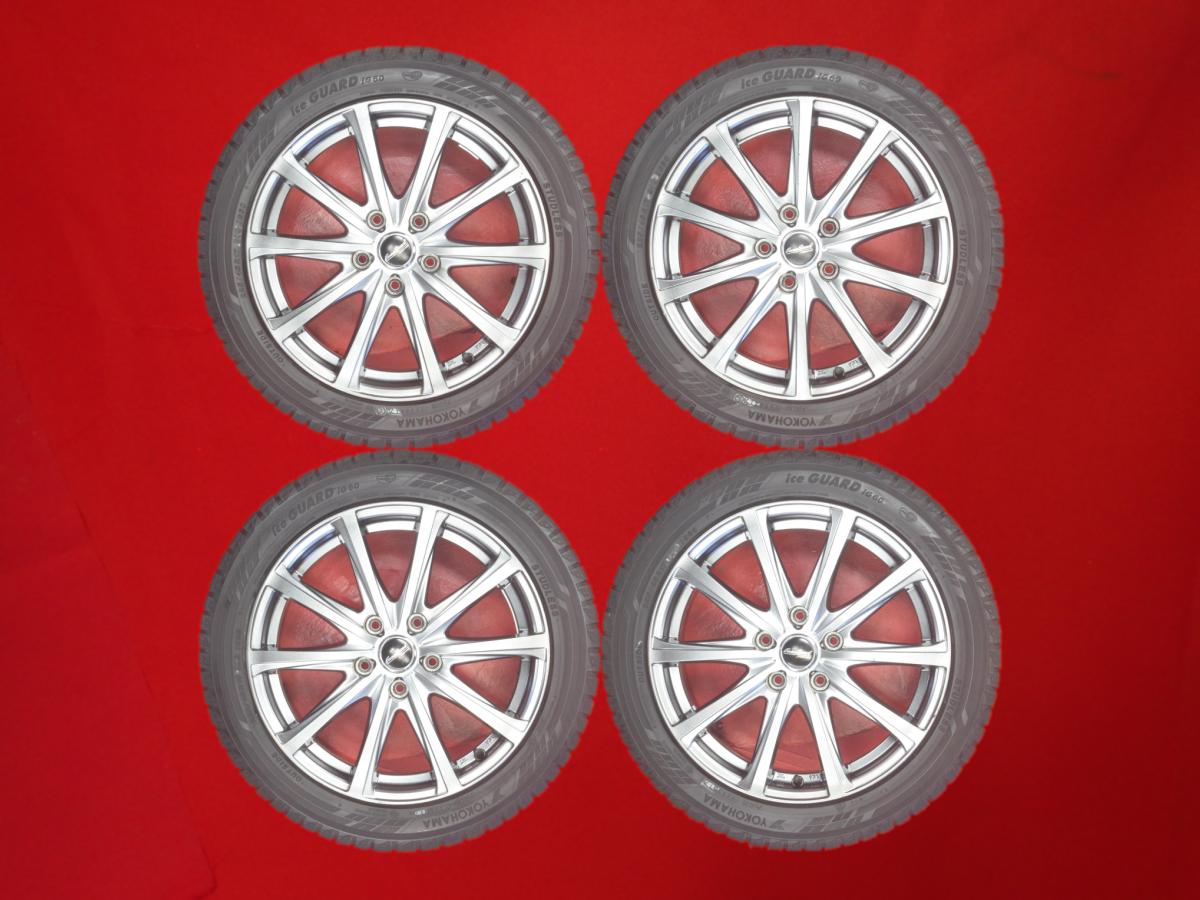 ヨコハマ アイスガード 6 iG60 YOKOHAMA iceGUARD 6 iG60 225/45R17 91Q 10スポークタイプ 1P 7Jx17 +38 5/114.3 ガンメタ系 ヴォクシー プリウスα クラウン アスリート ウィンダム ノア クラウン エステート クラウン セダン シルビア スカイライン クラウン ロイヤル IS2｜中古タイヤ・ホイールの太平タイヤ