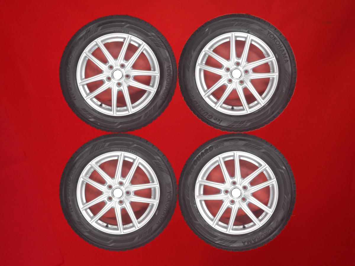 ヨコハマ アイスガード 6 iG60 YOKOHAMA iceGUARD 6 iG60 215/60R17 96Q 5Wスポークタイプ 1P 7Jx17 +45 5/114.3 シルバー(銀色)系 ビーゴ RVR エクストレイル アルファード MPV CX-30 エスティマ クロスロード エスティマ ハイブリッド ラッシュ エルグランド オデッセイ画像
