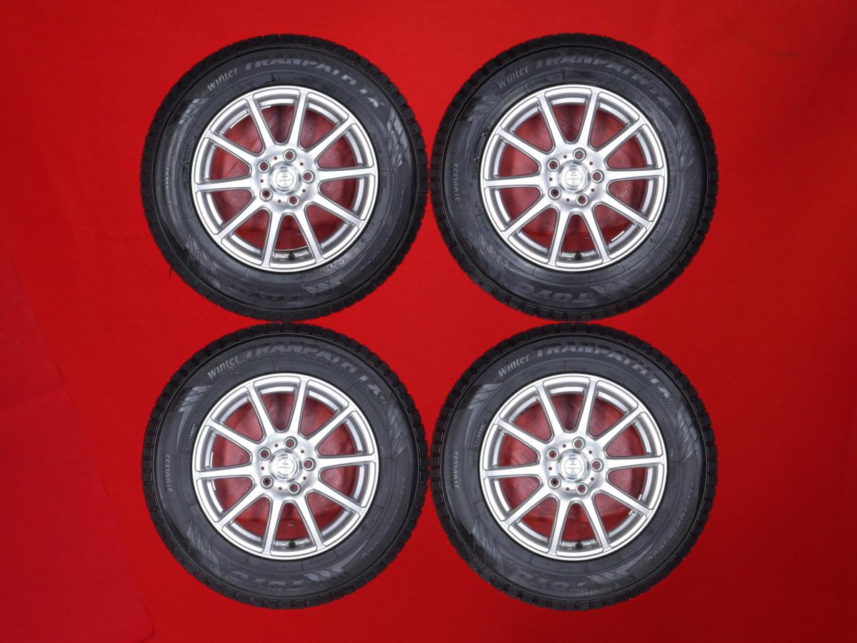 トーヨー ウィンタートランパス TX TOYO WINTER TRANPATH TX 215/70R16 100Q 10スポークタイプ 1P 6.5Jx16 +42 5/114.3 シルバー(銀色)系 パジェロ イオ アウトランダー RAV4 RVR トリビュート エレメント|中古タイヤ・ホイールの太平タイヤ