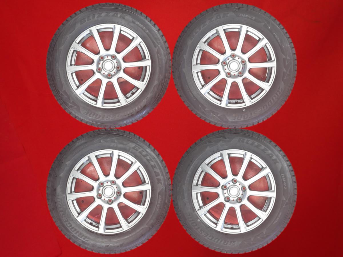 ブリヂストン ブリザック DM-V2 BRIDGESTONE BLIZZAK DM-V2 225/65R17 102Q 10スポークタイプ 1P 7Jx17 +48 5/114.3 ガンメタ系 CR-V レガシィ アウトバック CX-5 エスクード