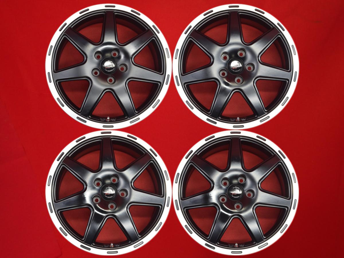 La-Strada ラ-ストラーダ TIRADO CROSS(テイラード-クロス) 7.5Jx17 +44 5/110 ポリッシュ系 ブラック(黒色)系 レネゲード コンパス 500X