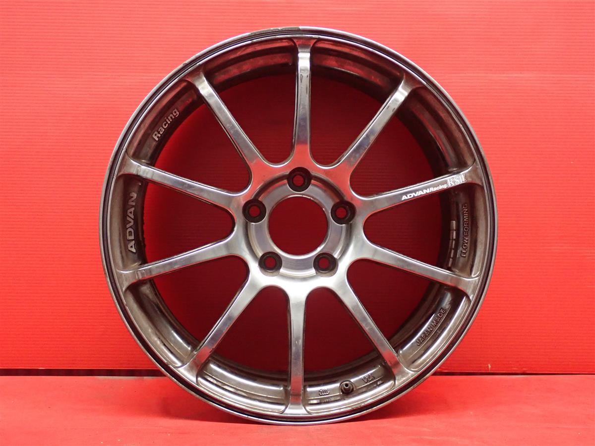 ADVAN(アドバン) レーシング RSII 8Jx17 +45 5/114.3 ハイパーブラック