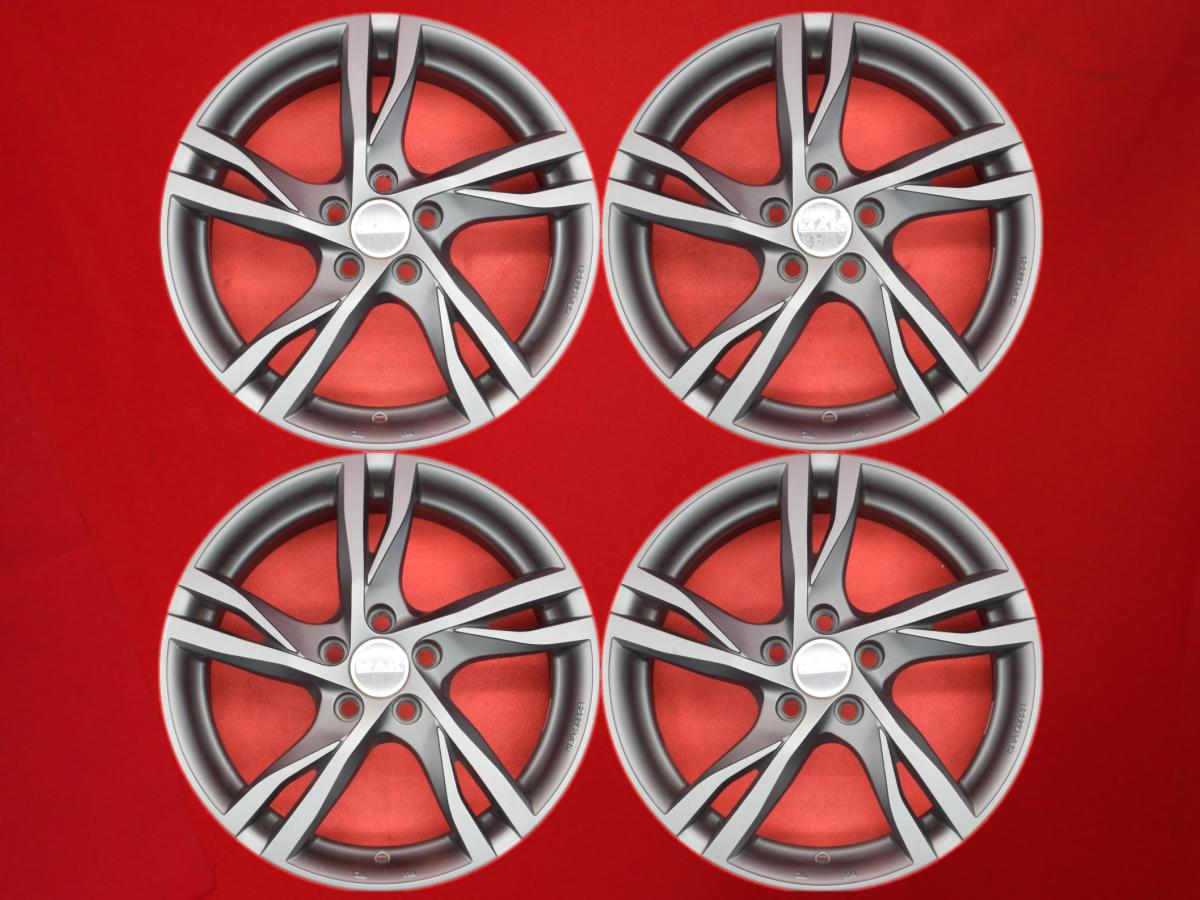 MAK(マック) STOCKHOLM ストックホルム 7Jx17 +50 5/108 ブラック(黒色)系 V60 V70 XC60 V50 S80 V40 S60｜中古タイヤ・ホイールの太平タイヤ
